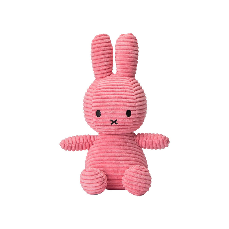 Miffy - Sitting Corduroy Bubblegum Pink 23cm - KLOSH