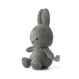 Miffy - Sitting Corduroy Dark Grey Plush 23cm - KLOSH