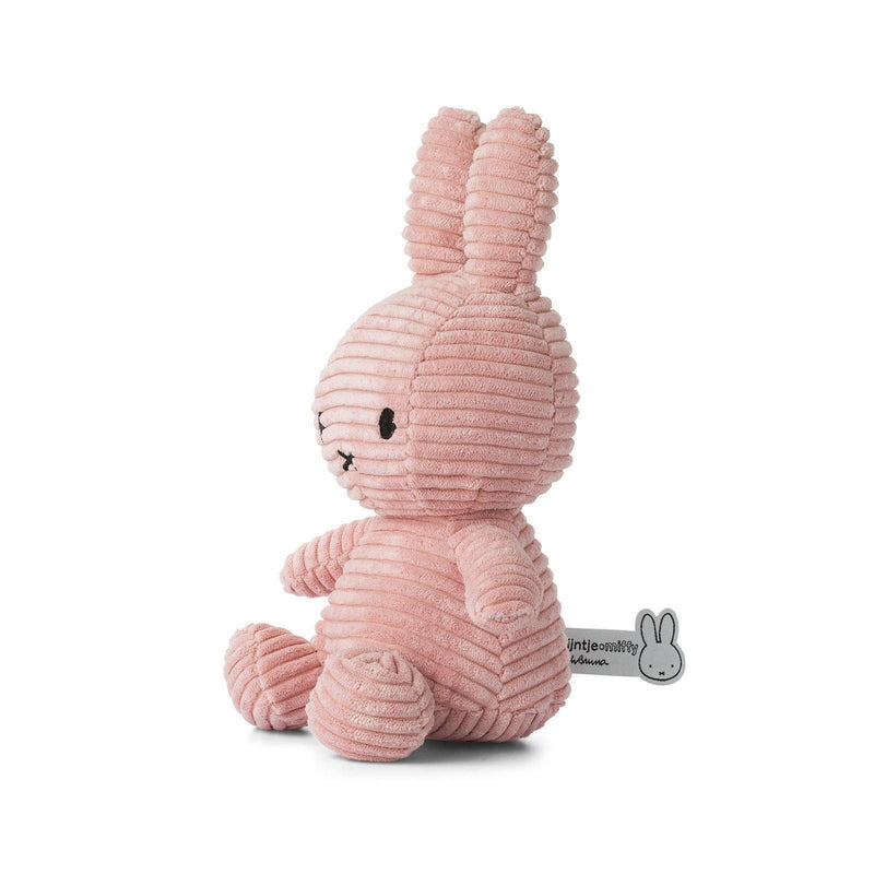 Miffy - Sitting Corduroy Pink Plush 23cm - KLOSH