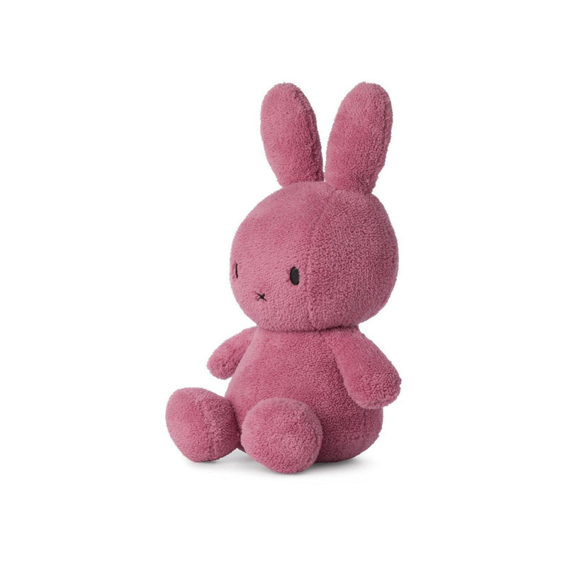 Miffy - Sitting Terry Raspberry Pink Plush 33cm - KLOSH
