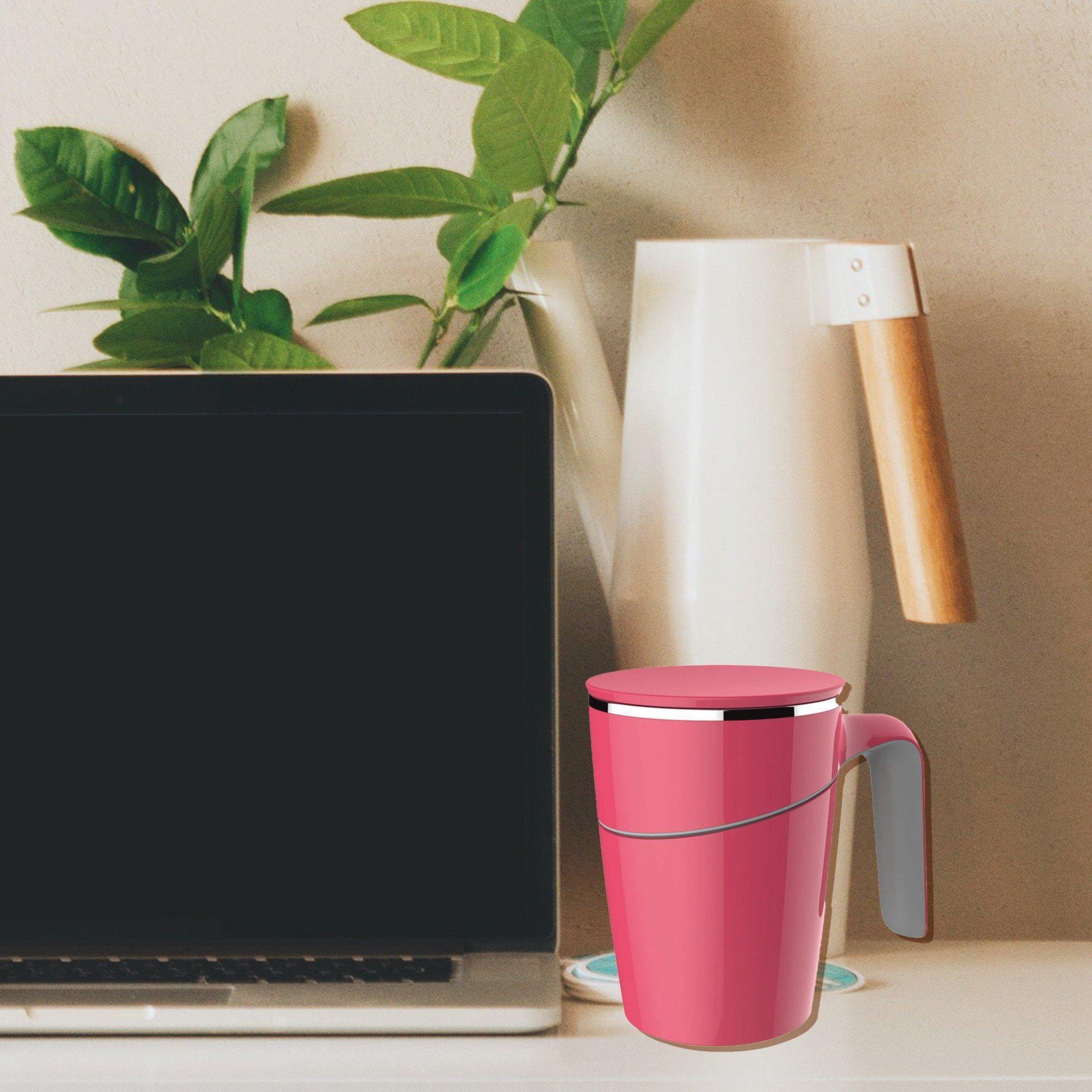 Mug - Artiart Suction Grace Mug Pink - KLOSH