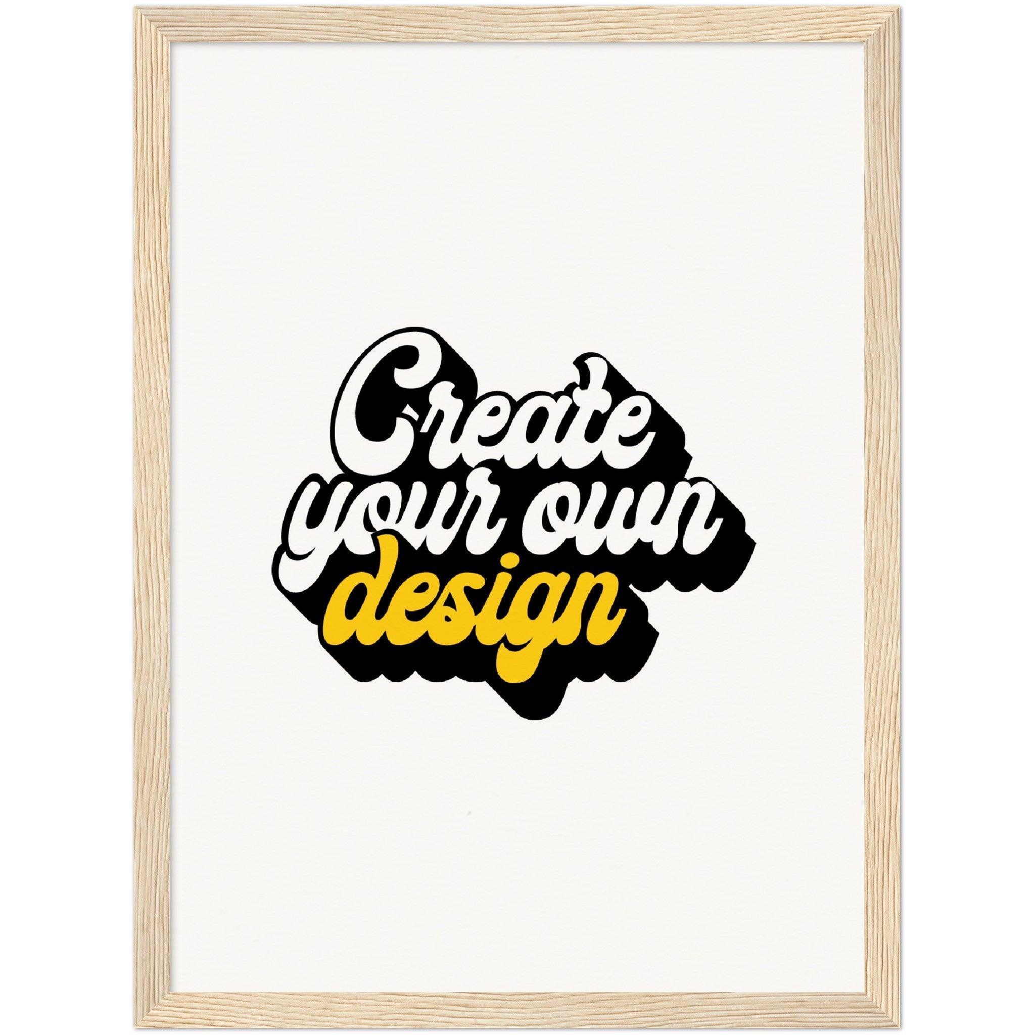 Museum-Quality Matte Paper Wooden Framed Poster - KLOSH