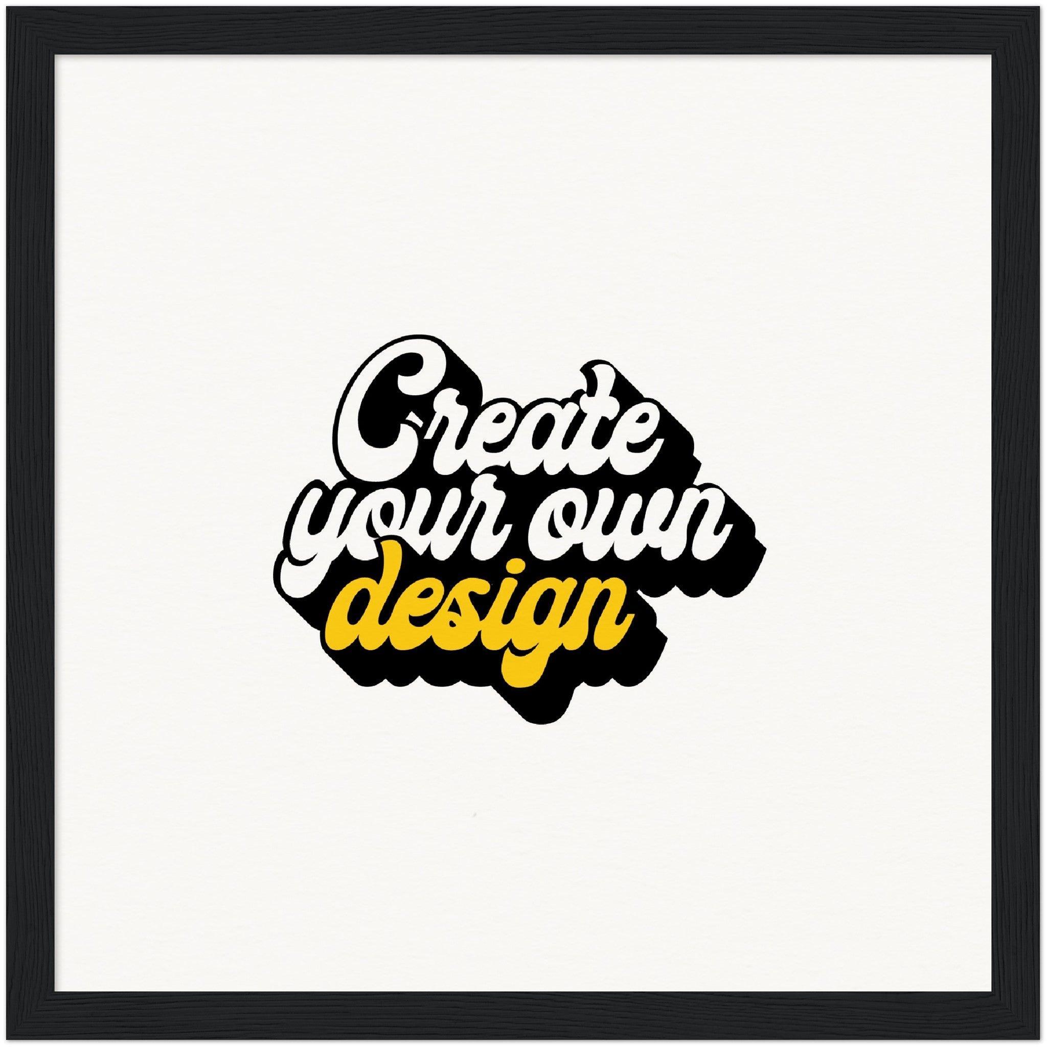 Museum-Quality Matte Paper Wooden Framed Poster - KLOSH