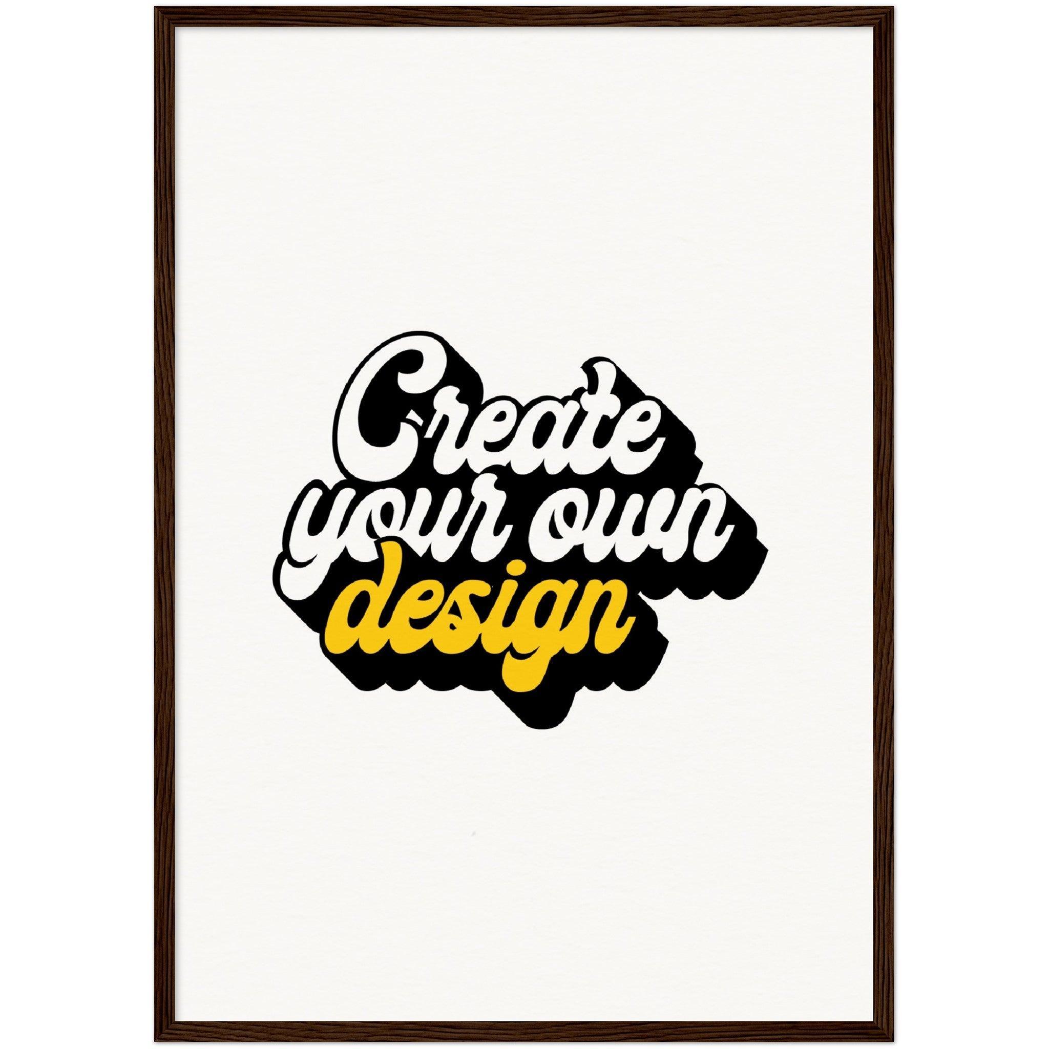 Museum-Quality Matte Paper Wooden Framed Poster - KLOSH
