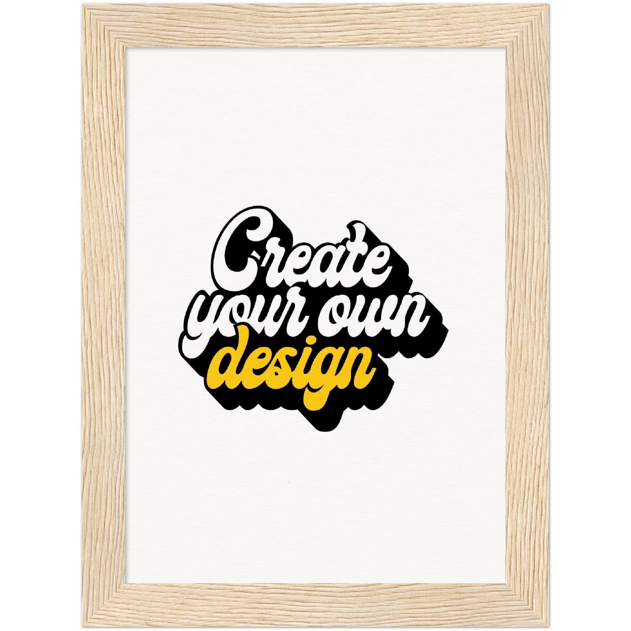 Museum-Quality Matte Paper Wooden Framed Poster - KLOSH
