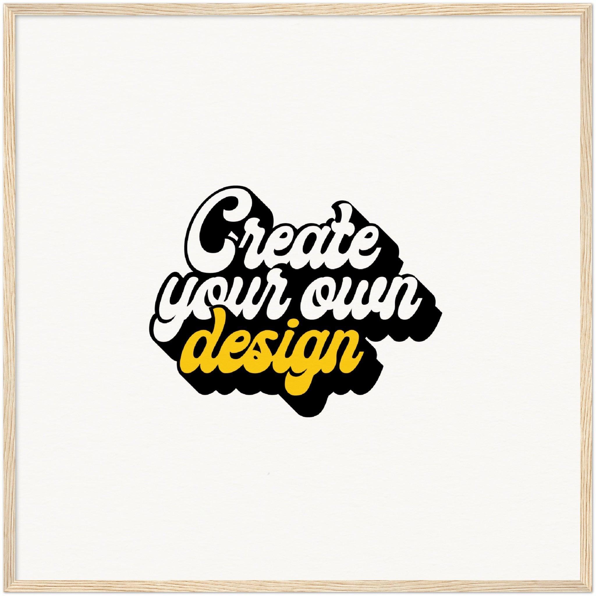 Museum-Quality Matte Paper Wooden Framed Poster - KLOSH