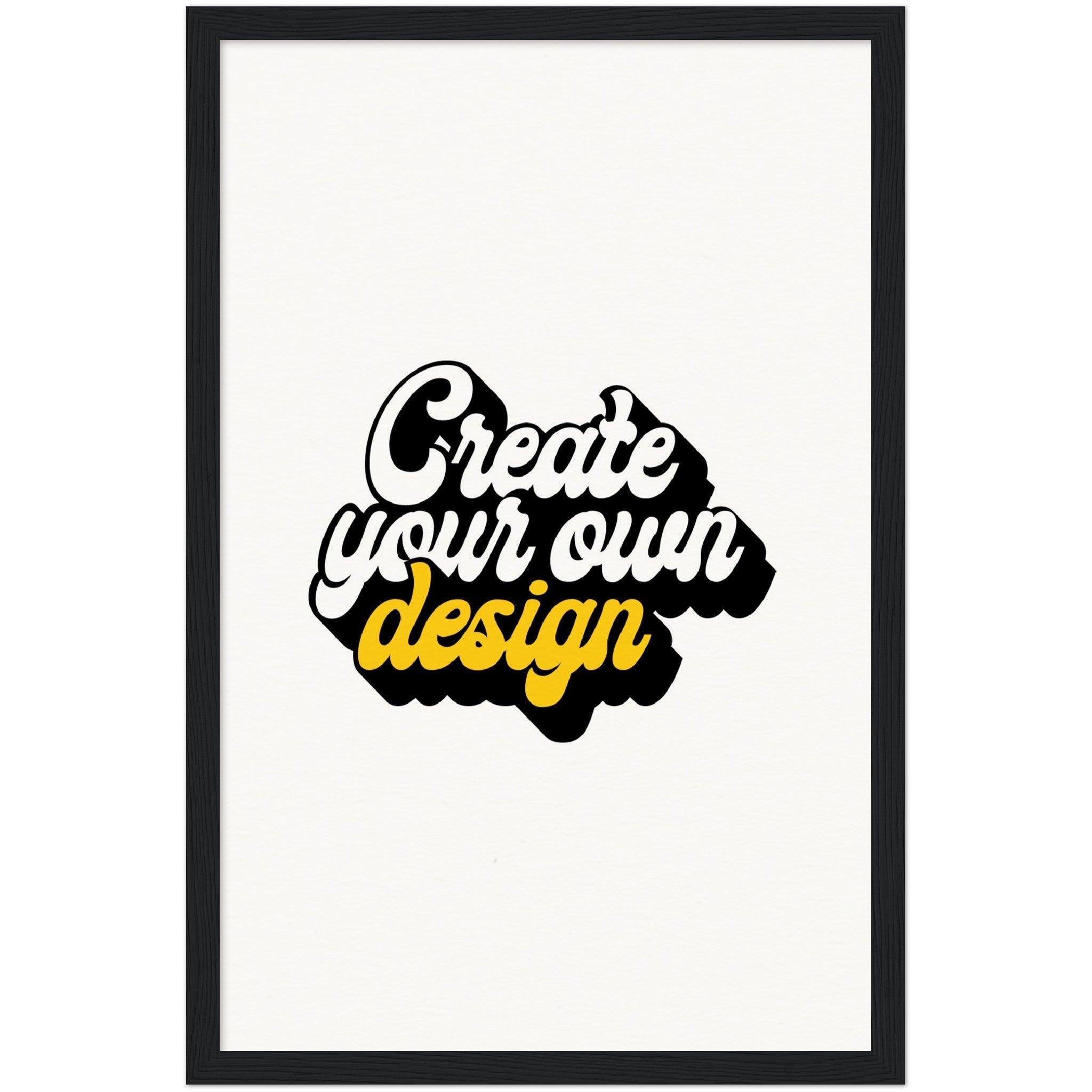 Museum-Quality Matte Paper Wooden Framed Poster - KLOSH