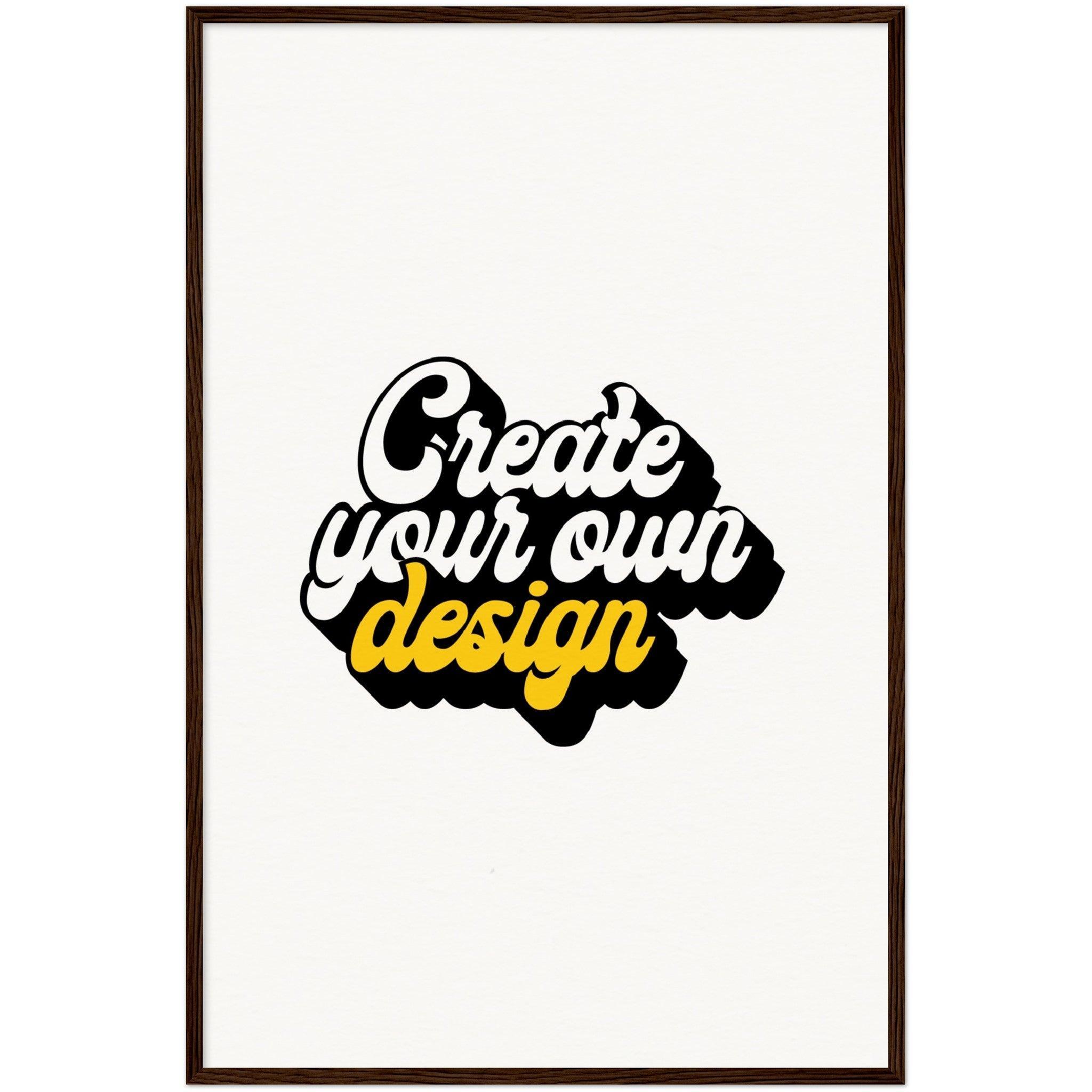 Museum-Quality Matte Paper Wooden Framed Poster - KLOSH