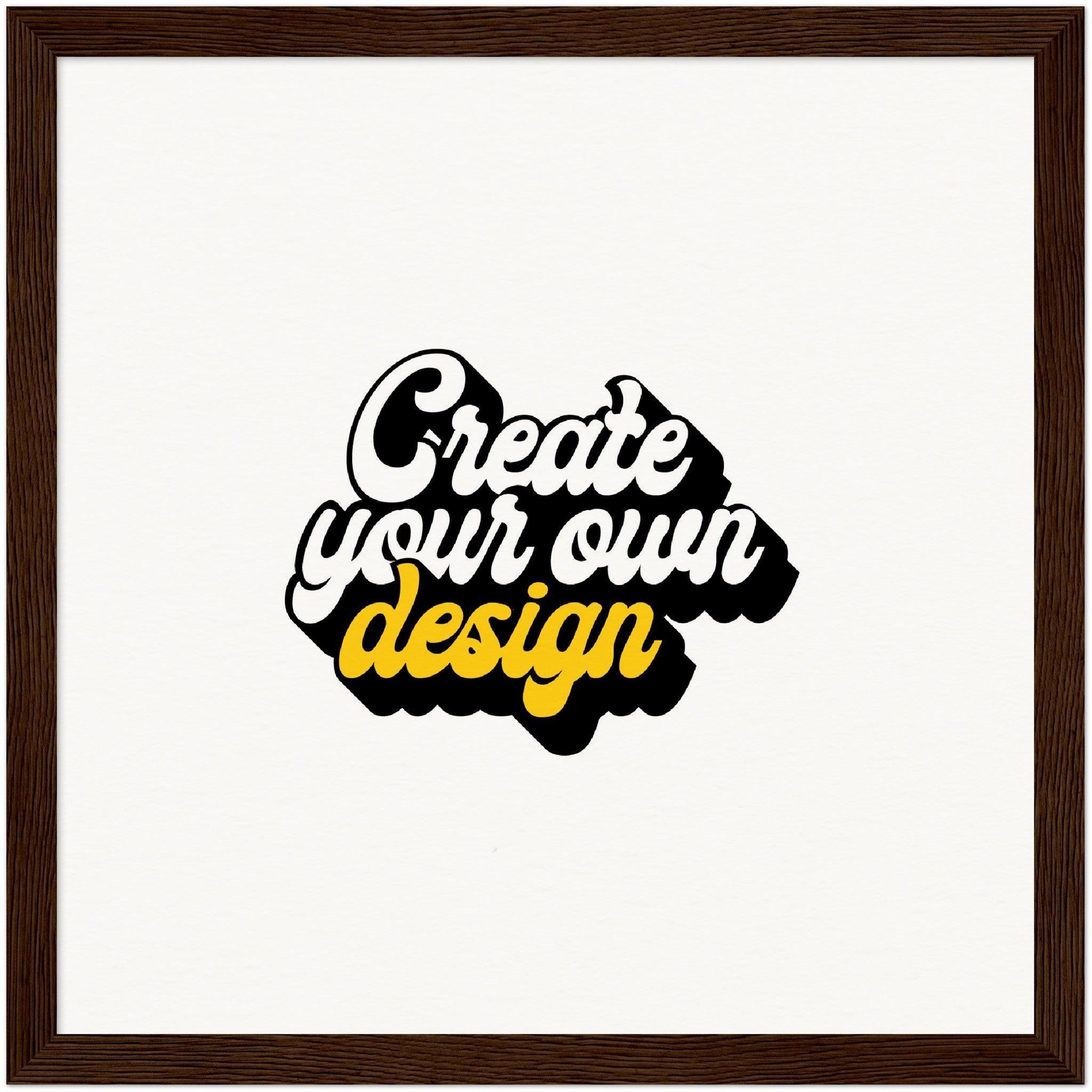 Museum-Quality Matte Paper Wooden Framed Poster - KLOSH