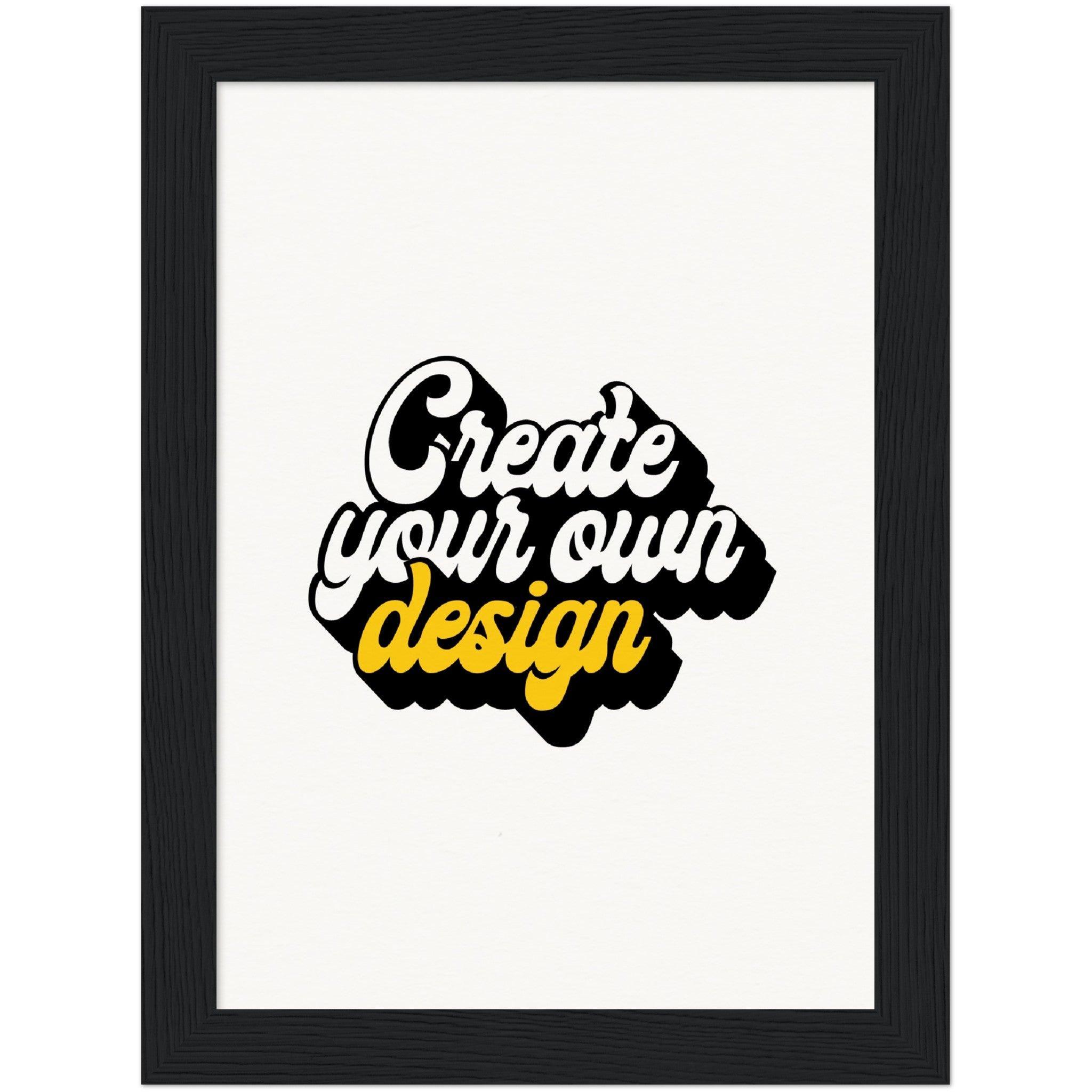 Museum-Quality Matte Paper Wooden Framed Poster - KLOSH