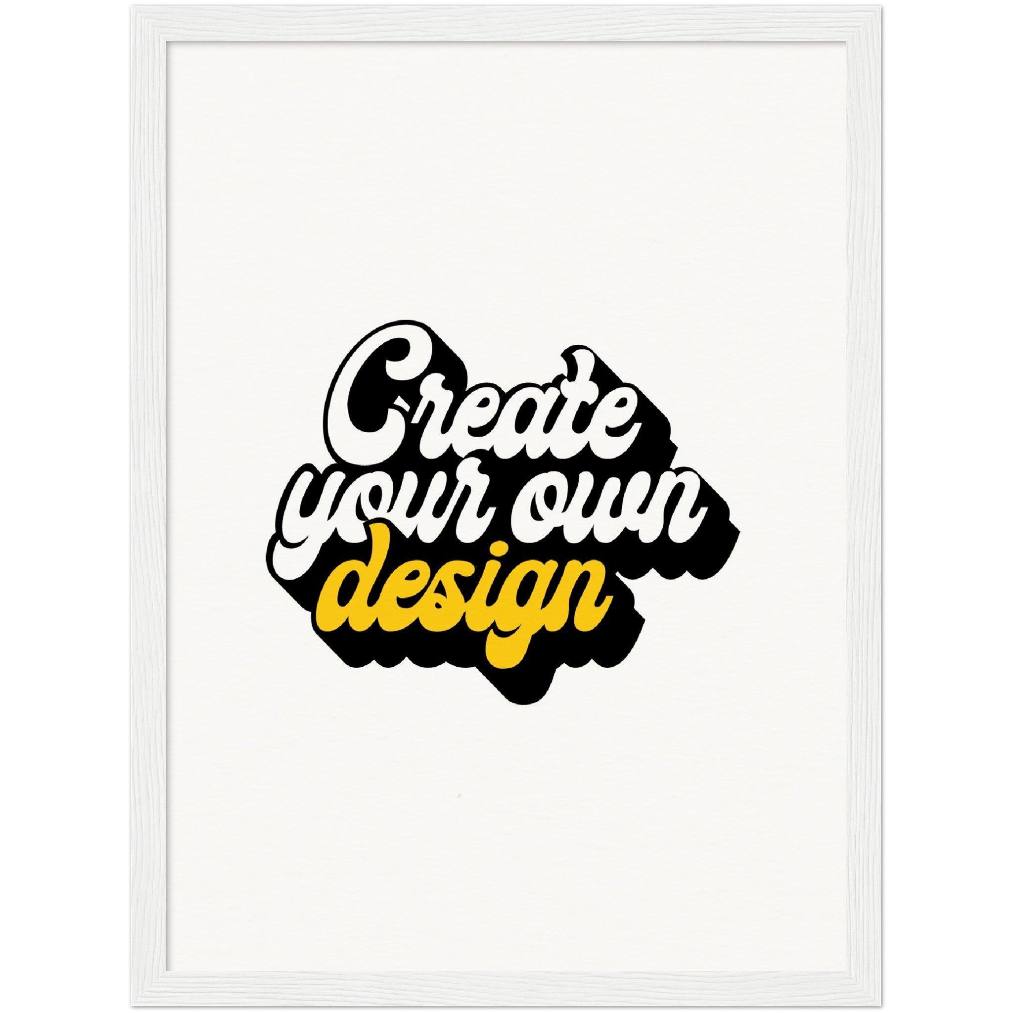 Museum-Quality Matte Paper Wooden Framed Poster - KLOSH