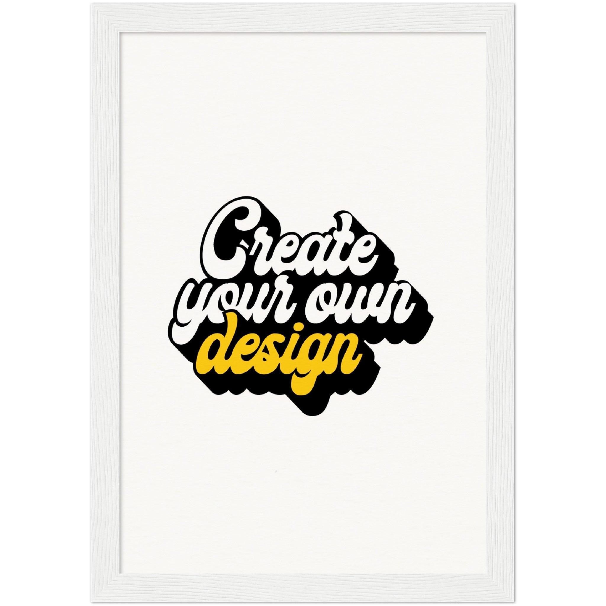 Museum-Quality Matte Paper Wooden Framed Poster - KLOSH