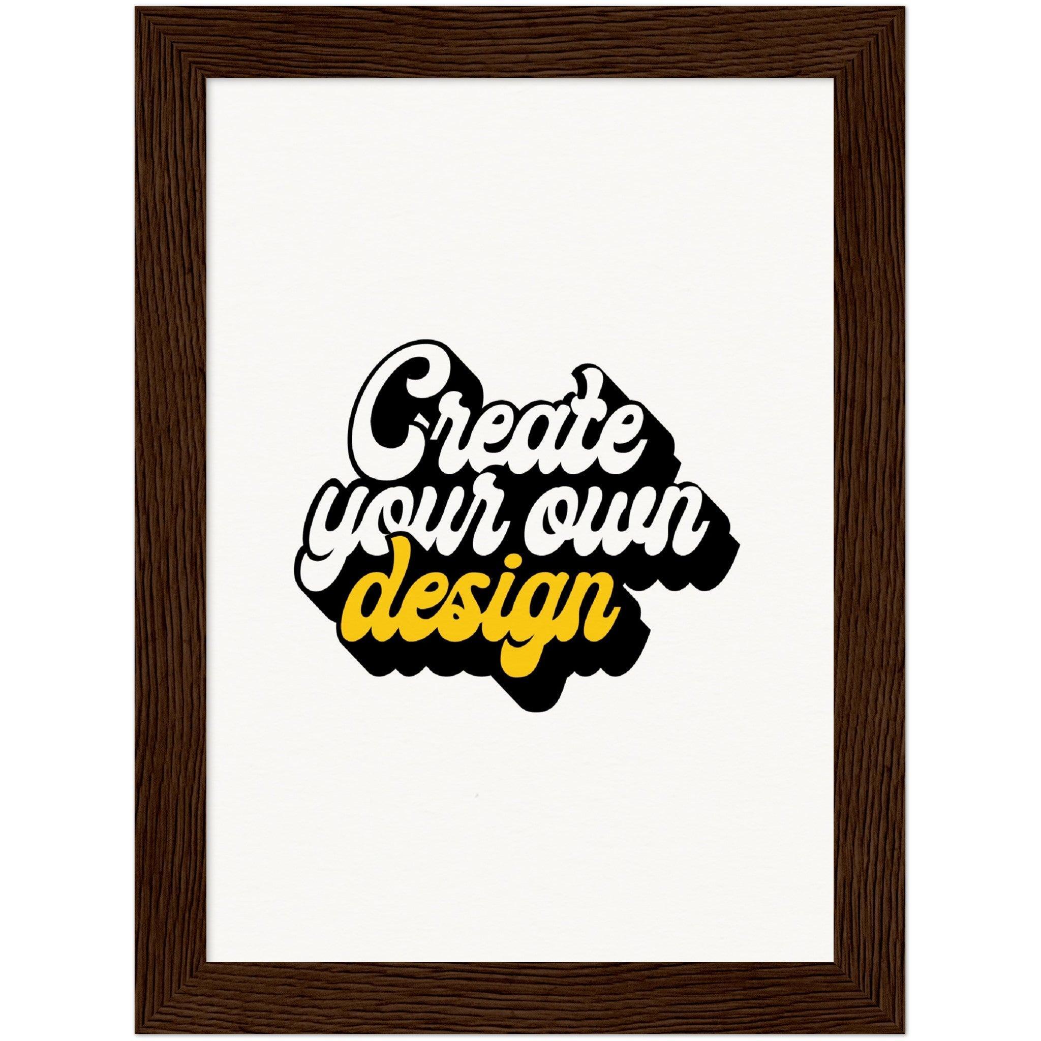 Museum-Quality Matte Paper Wooden Framed Poster - KLOSH