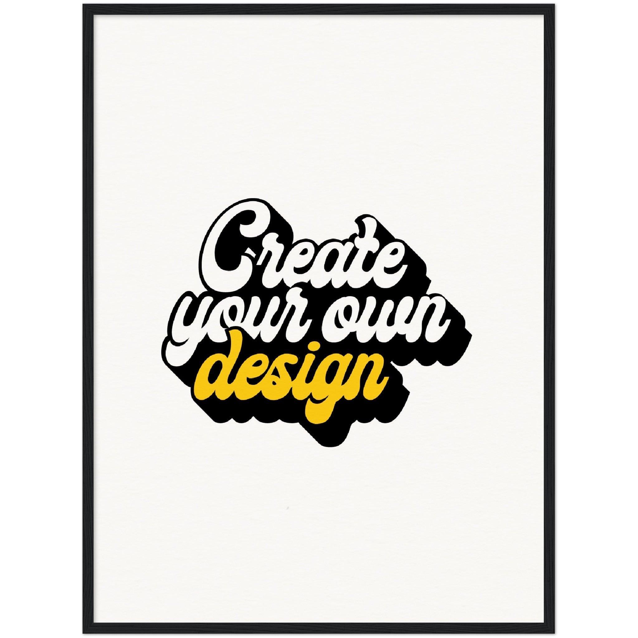 Museum-Quality Matte Paper Wooden Framed Poster - KLOSH