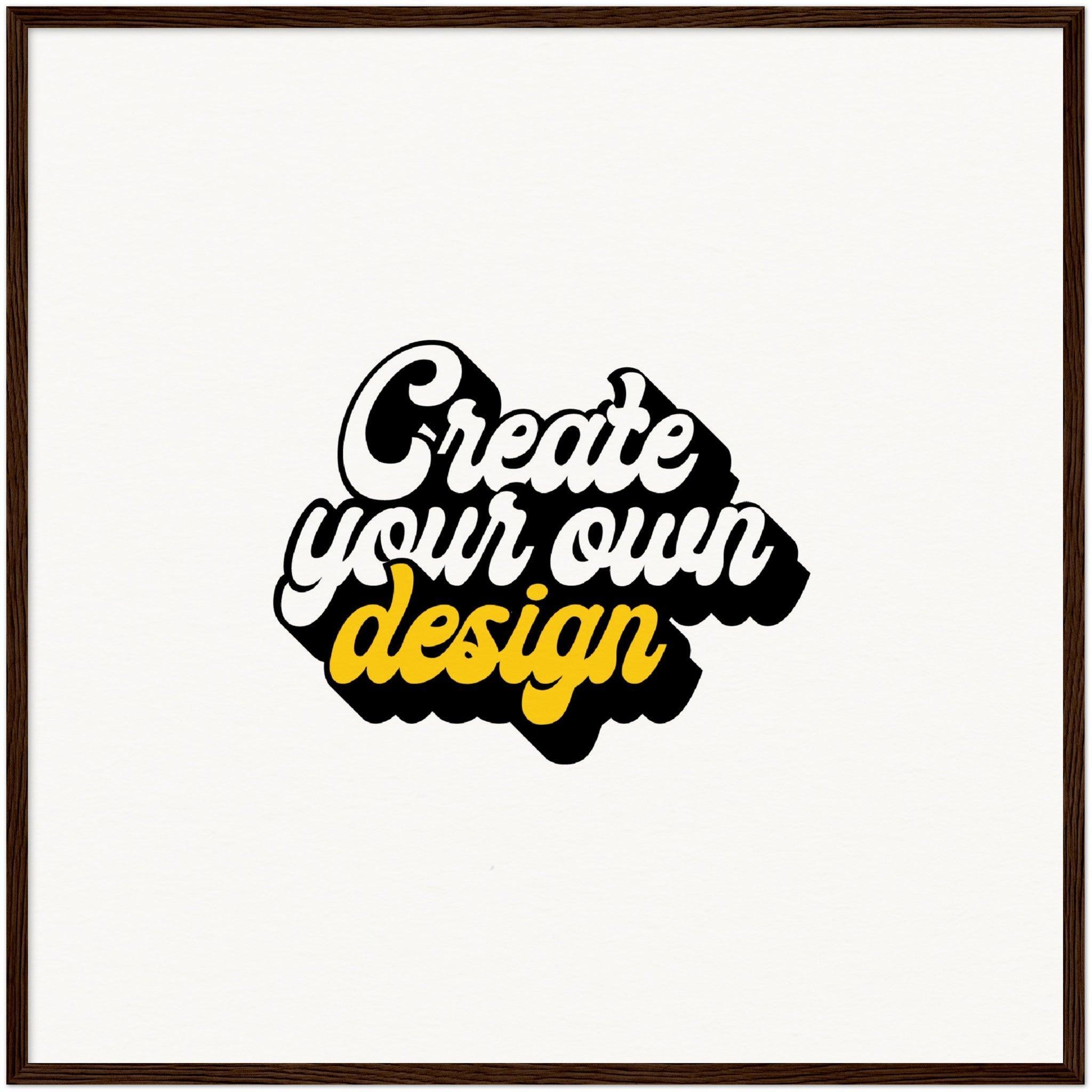 Museum-Quality Matte Paper Wooden Framed Poster - KLOSH