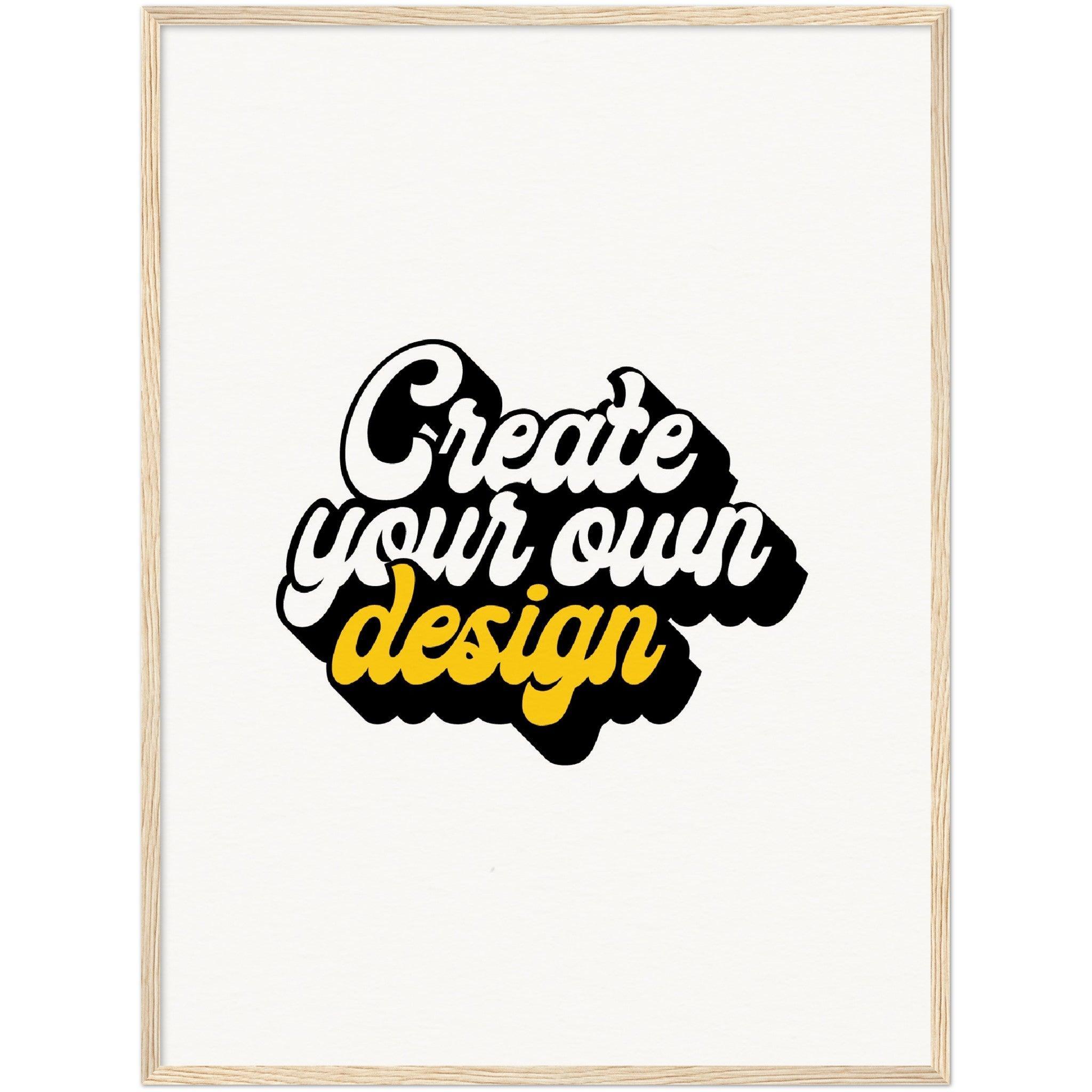 Museum-Quality Matte Paper Wooden Framed Poster - KLOSH