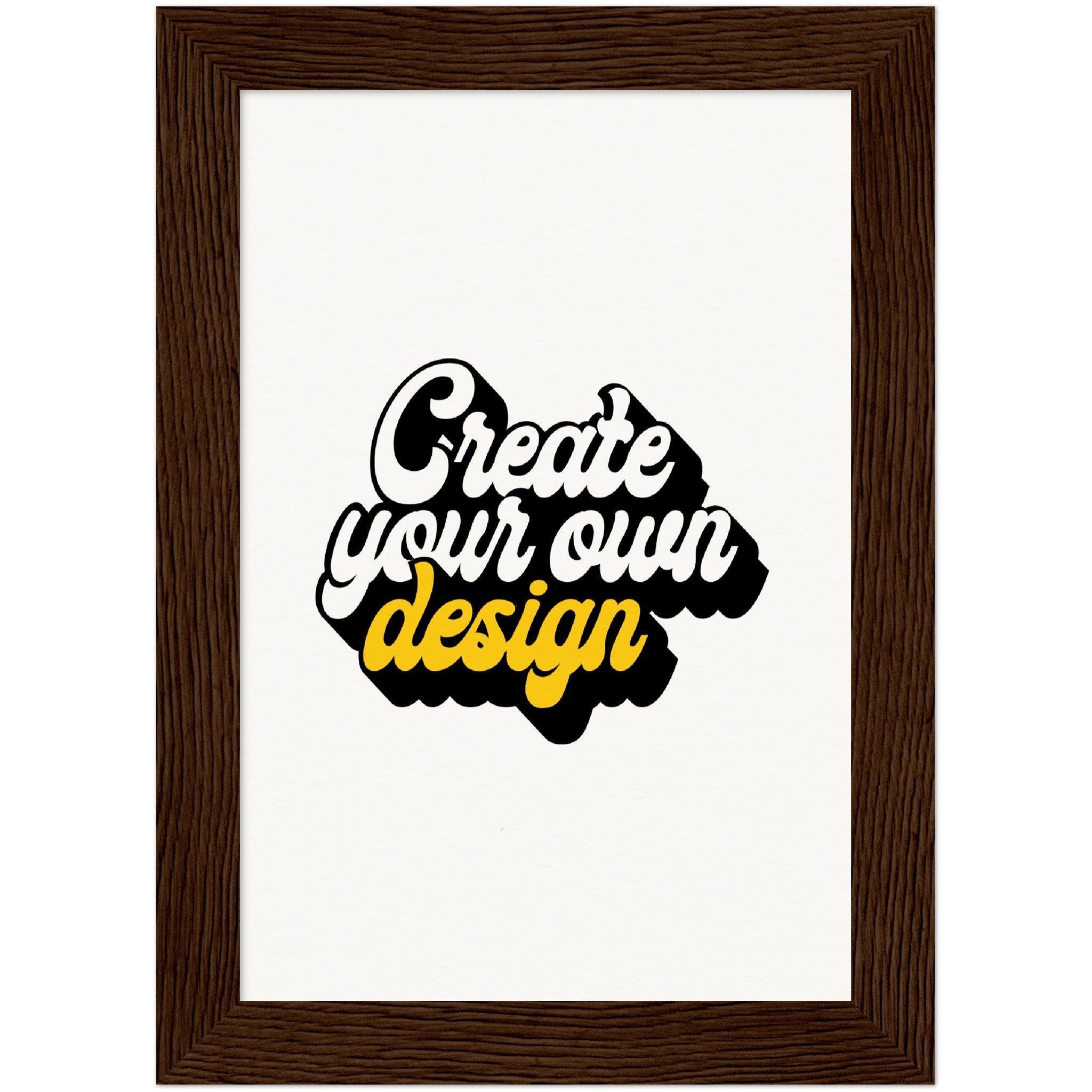 Museum-Quality Matte Paper Wooden Framed Poster - KLOSH