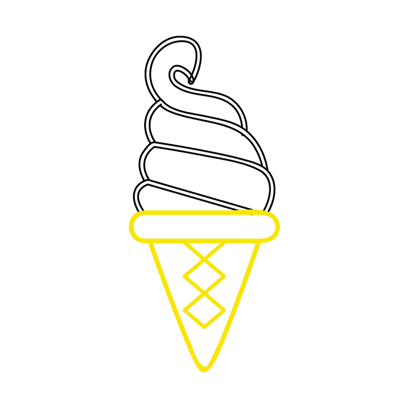 Neon Sign - Ice Cream - KLOSH