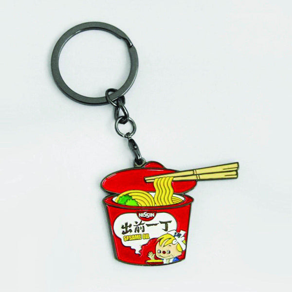Nissin Badge Keychain - Cup Noodles - KLOSH