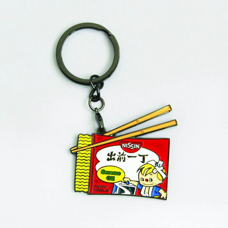 Nissin Badge Keychain - Packet Noodles - KLOSH