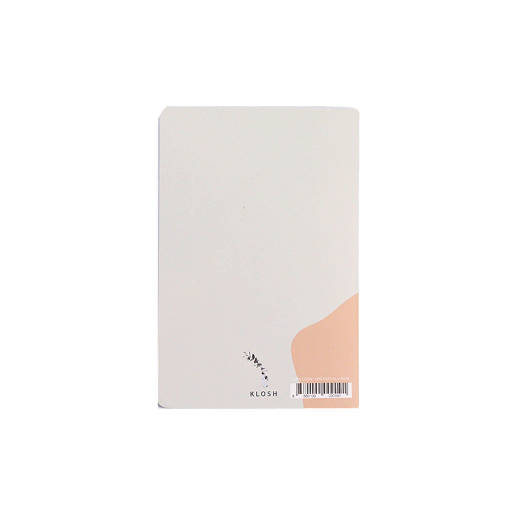 Notebook - All Limitations Morandi Collection - KLOSH