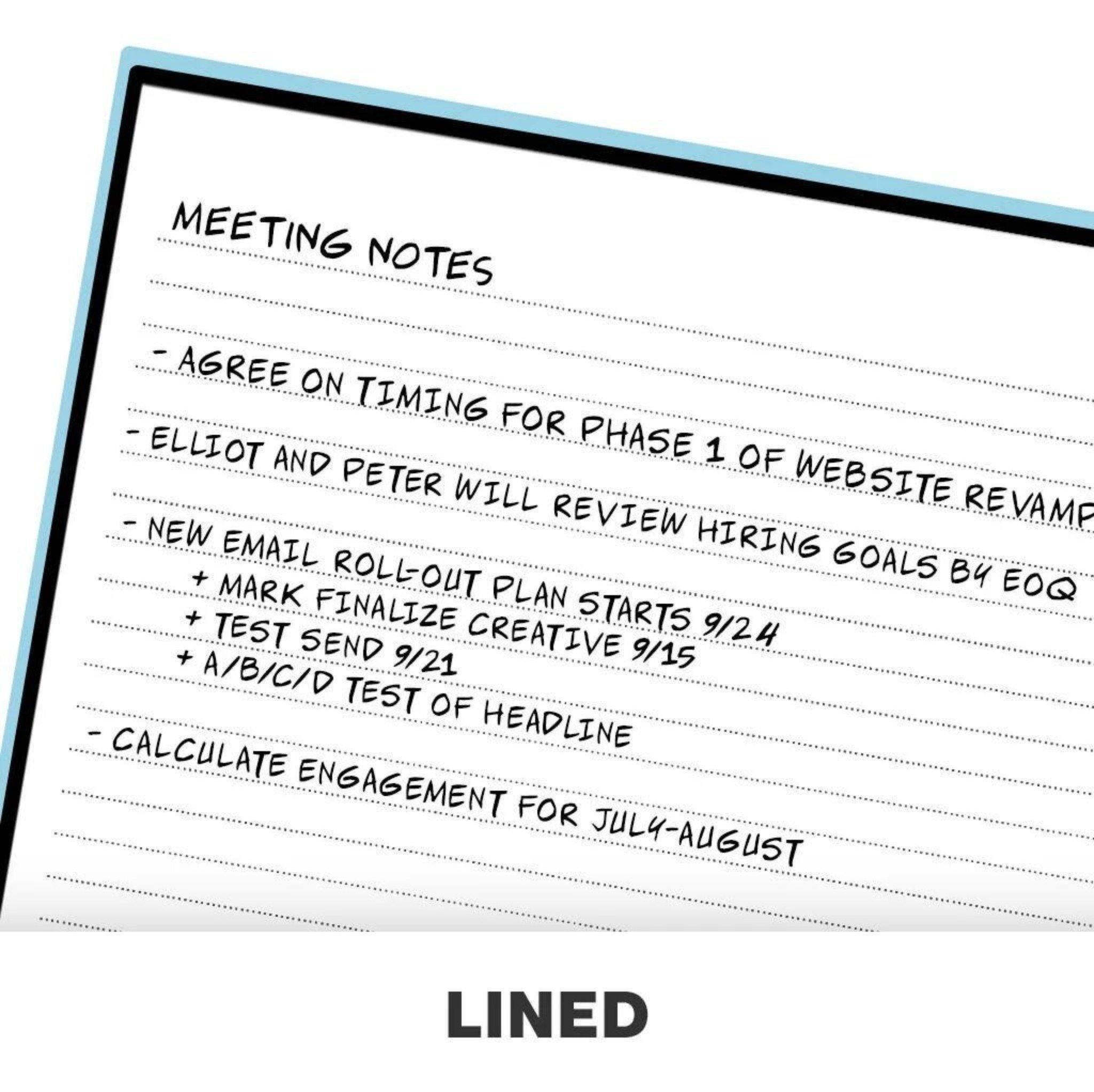 Notebook - Rocketbook Panda Planner Letter A4 in Infinity Black - KLOSH