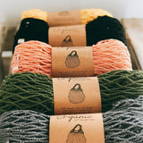 Organic Eco Cotton Mesh Shopping Bag - Multi Colours - KLOSH