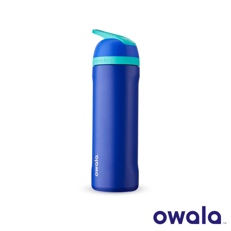 Owala FreeSip 19 oz Blue Insulated Stainless Steel Water Bottle with Straw  Lid.