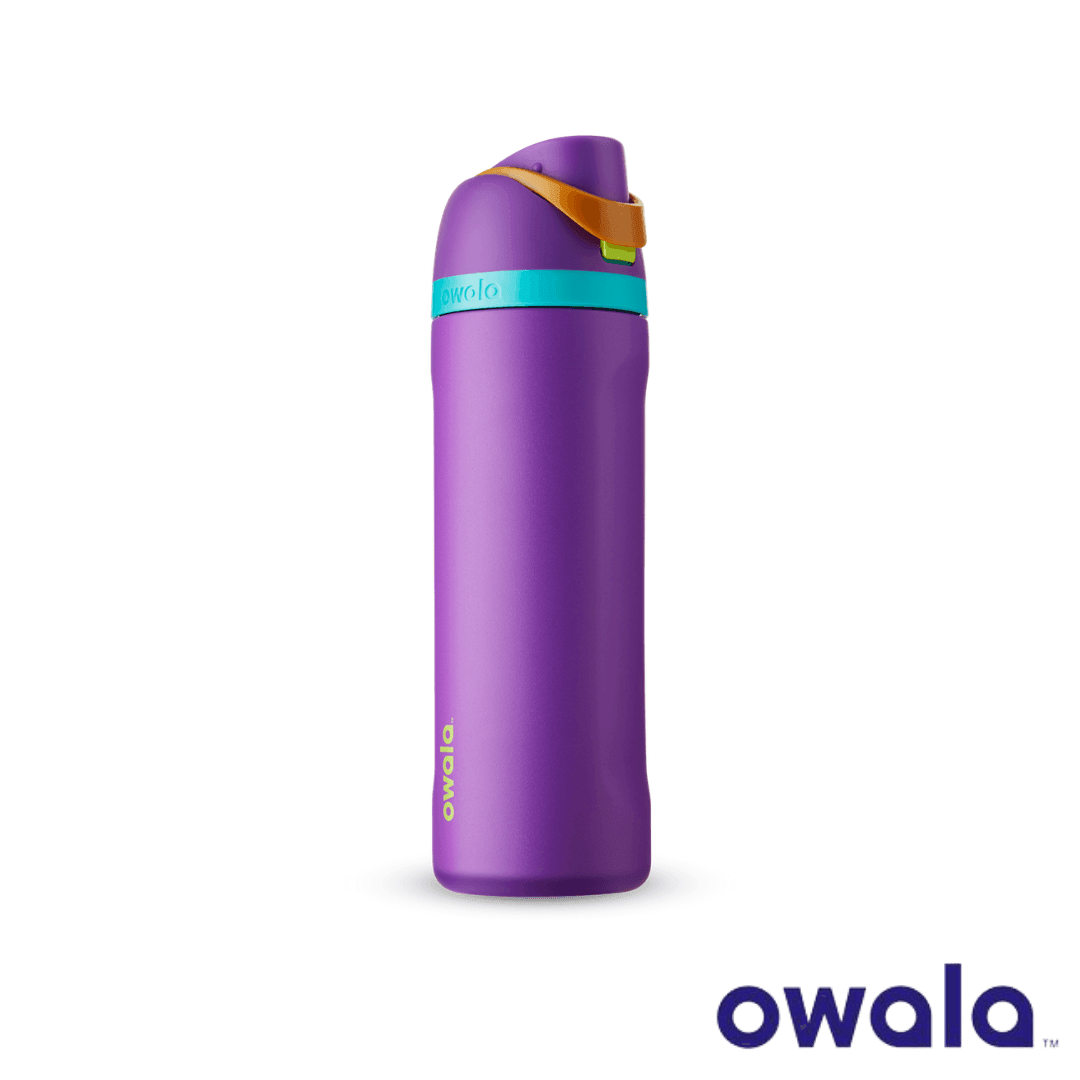 Owala FreeSip™ Insulated Stainless-Steel Water Bottle with Locking Push-Button Lid, 19-Ounce (562ml) - KLOSH