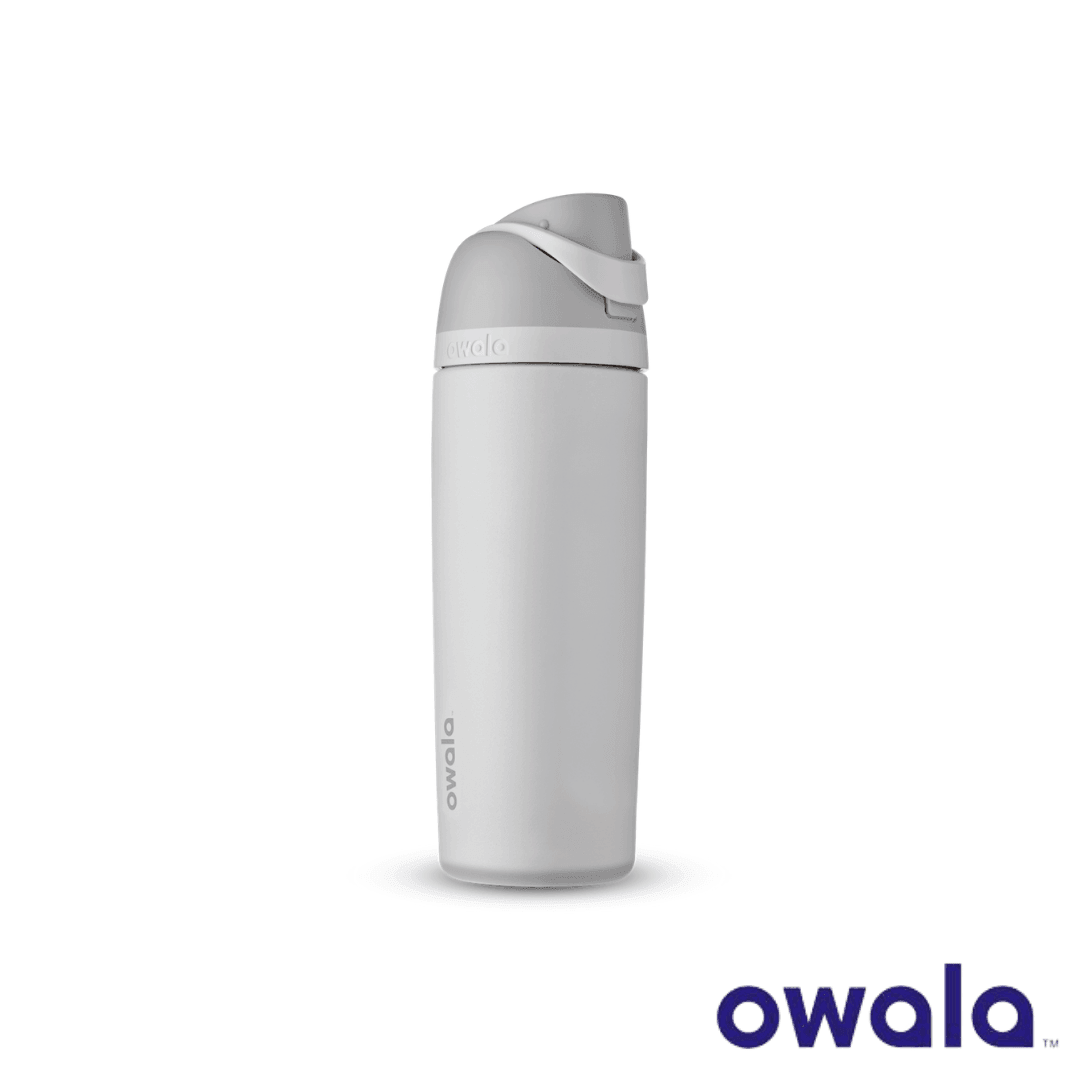 Owala FreeSip™ Insulated Stainless-Steel Water Bottle with Locking Push-Button Lid, 24-Ounce (710ml) - KLOSH