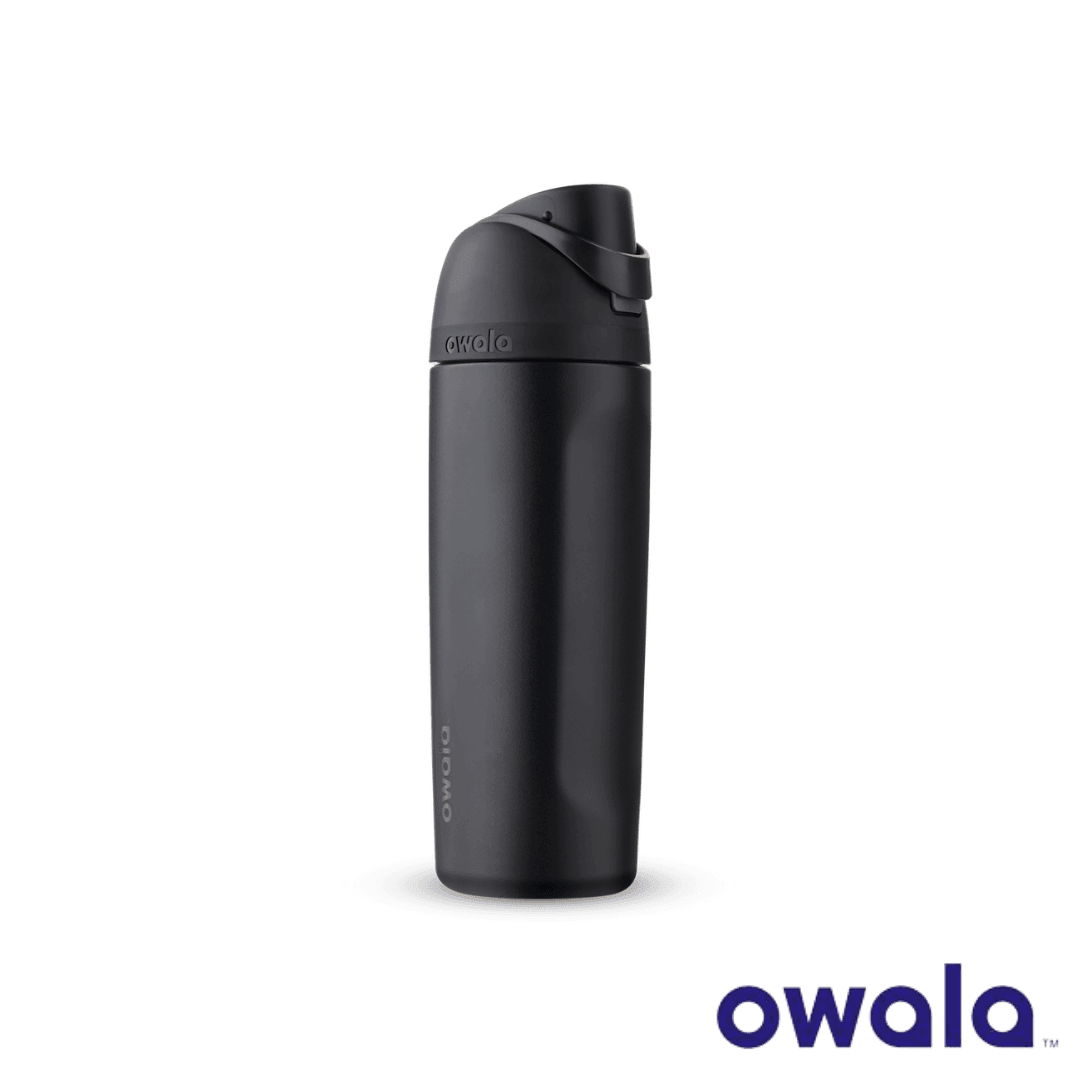 Owala FreeSip™ Insulated Stainless-Steel Water Bottle with Locking Push-Button Lid, 24-Ounce (710ml) - KLOSH