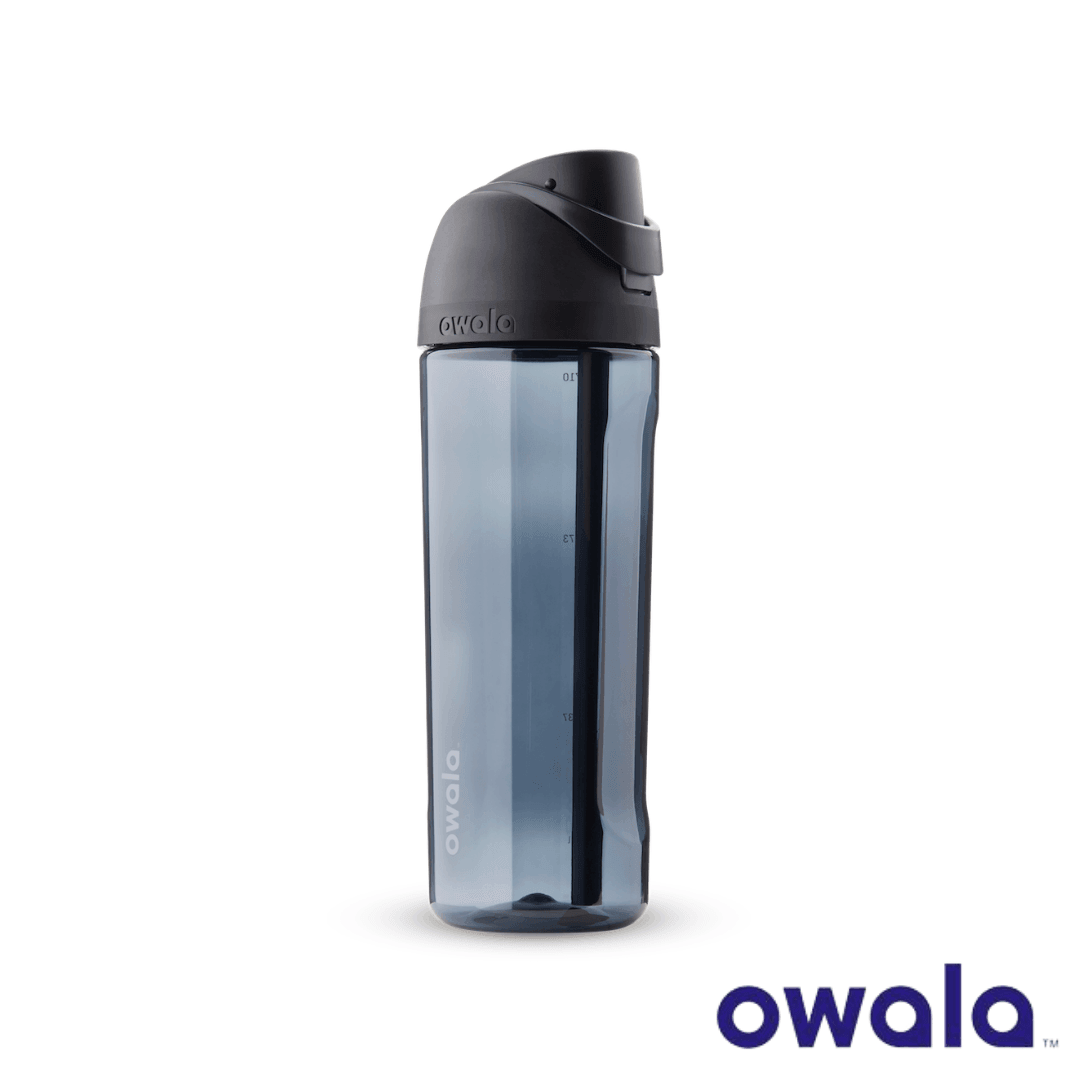 Owala FreeSip™ Tritan Water Bottle with Locking Push-Button Lid, 25-Ounce (740ml) - KLOSH