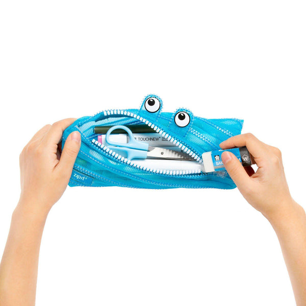 Pencil Case - Mesh Monster Blue - KLOSH
