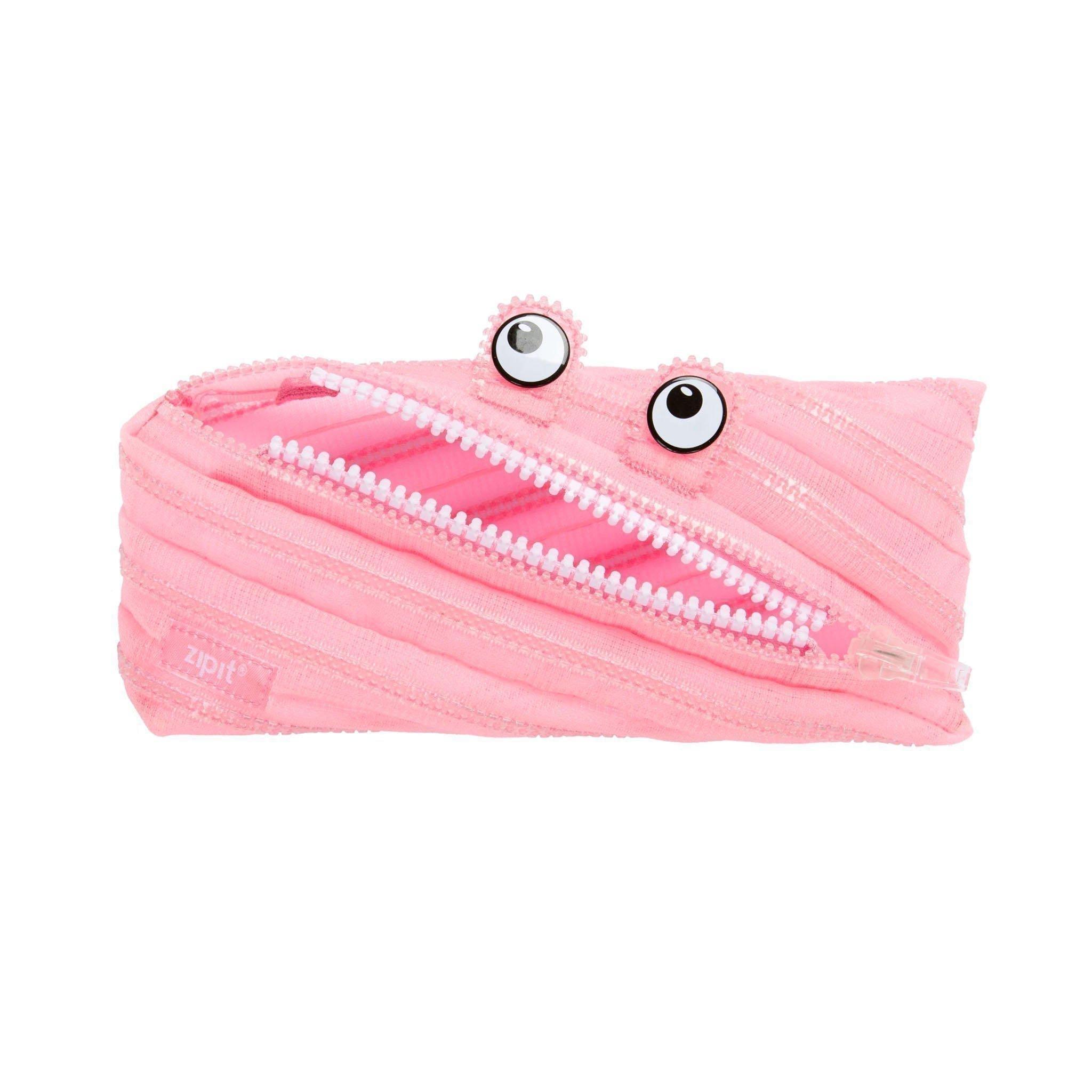 Pencil Case - Mesh Monster Pink - KLOSH
