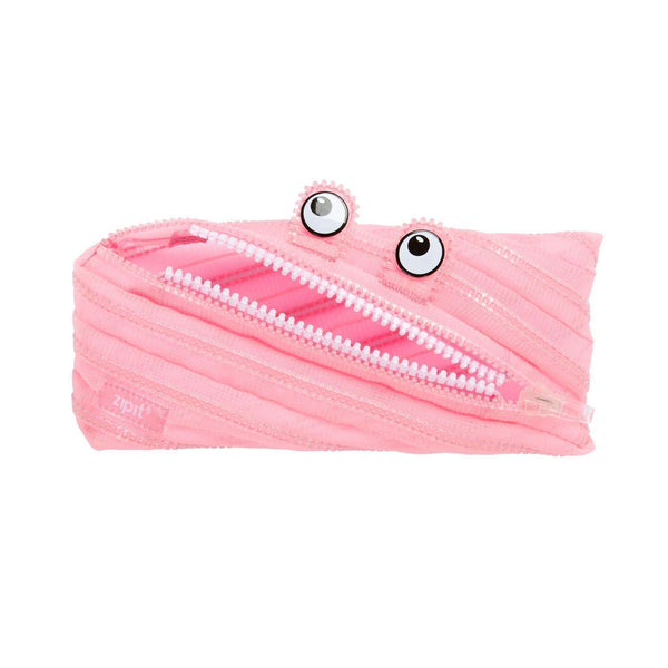 Pencil Case - Mesh Monster Pink - KLOSH