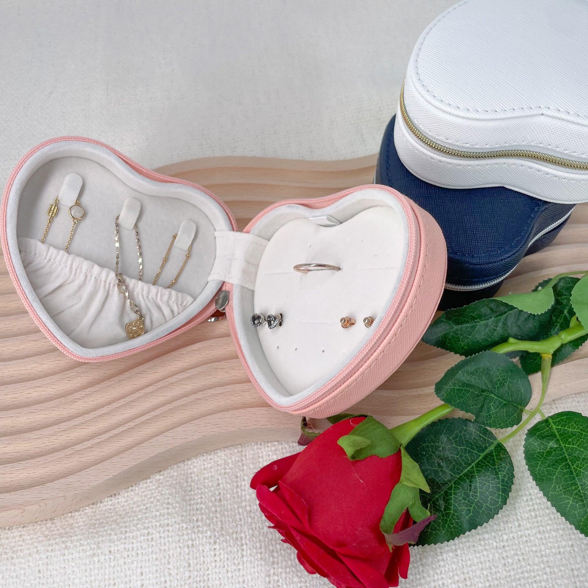 Portable Jewellery Box - Heart Shaped - KLOSH