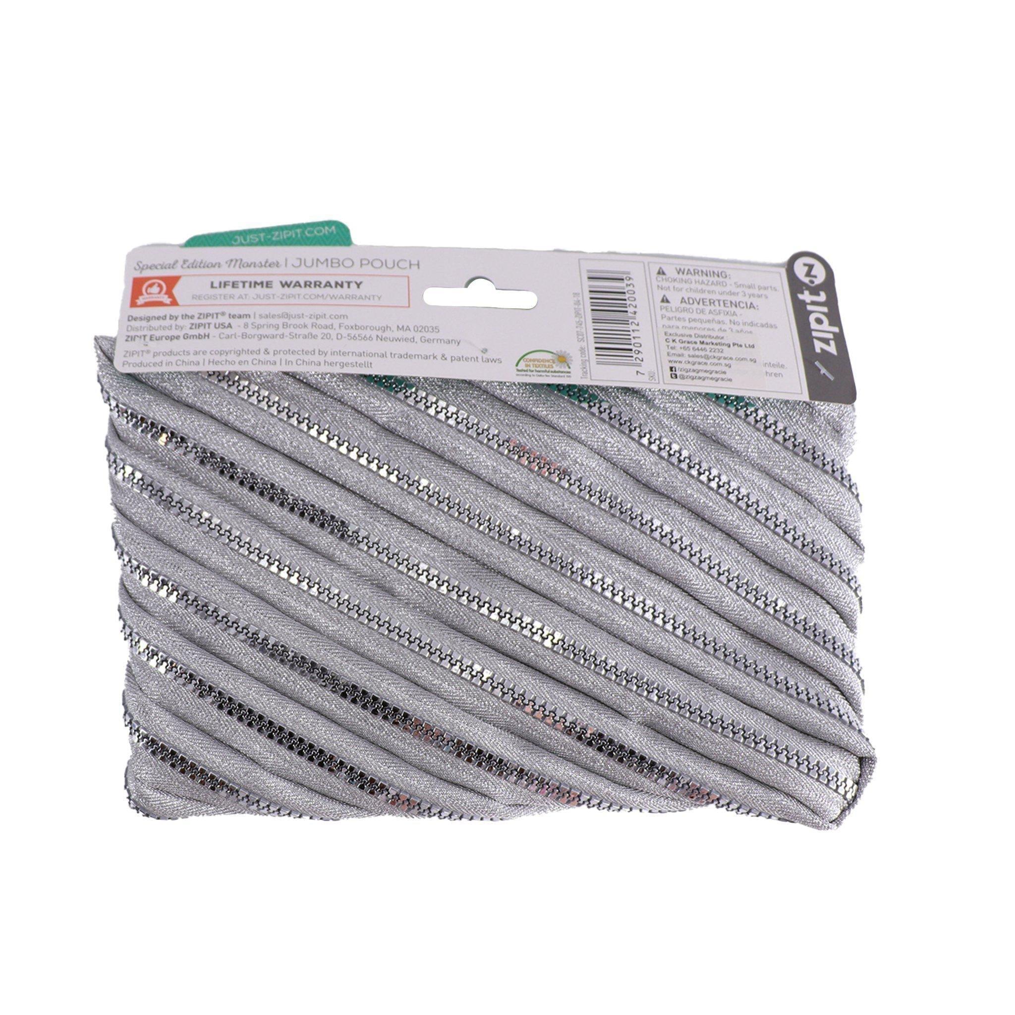 Pouches - Monster Jumbo Silver - KLOSH