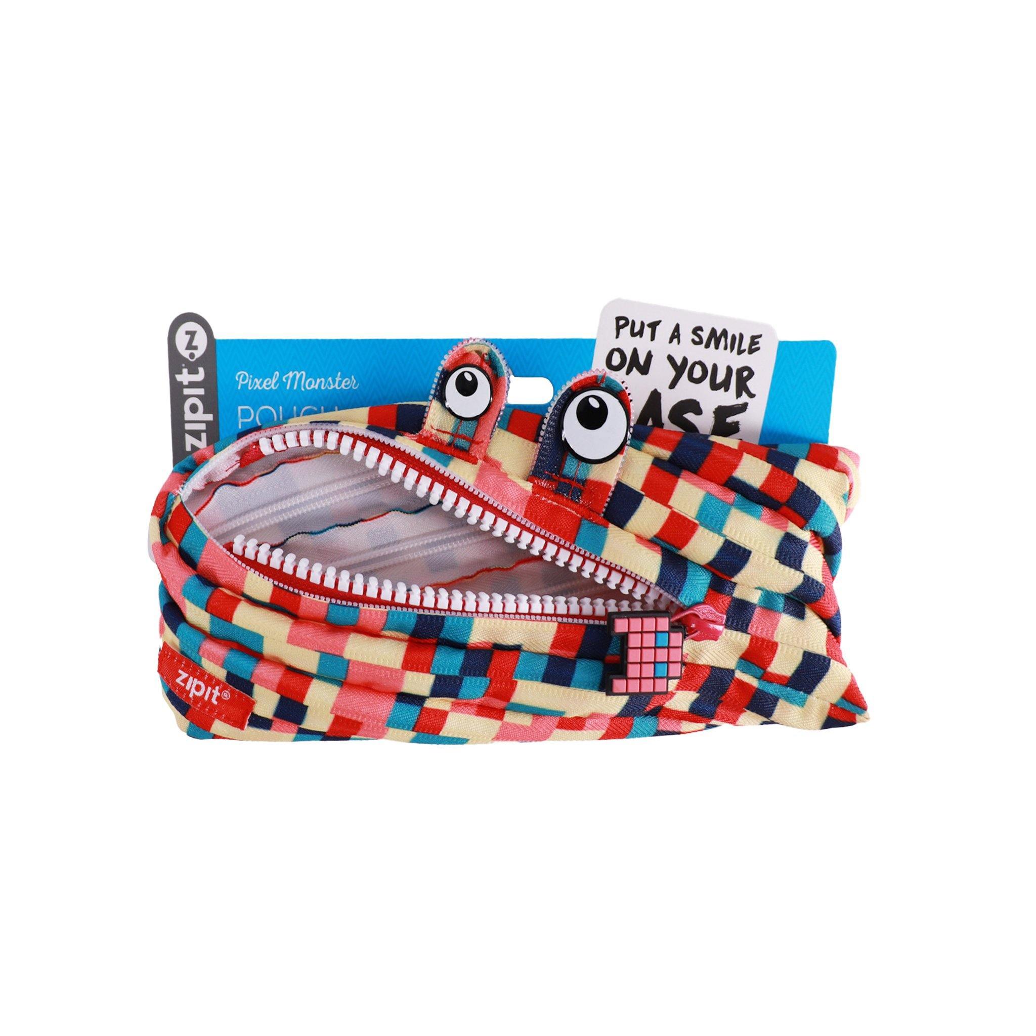Pouches - Pixel Monster Blue & Red - KLOSH