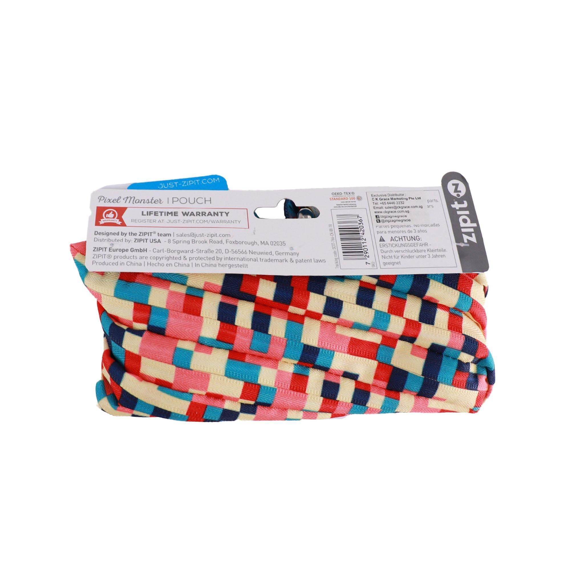 Pouches - Pixel Monster Blue & Red - KLOSH