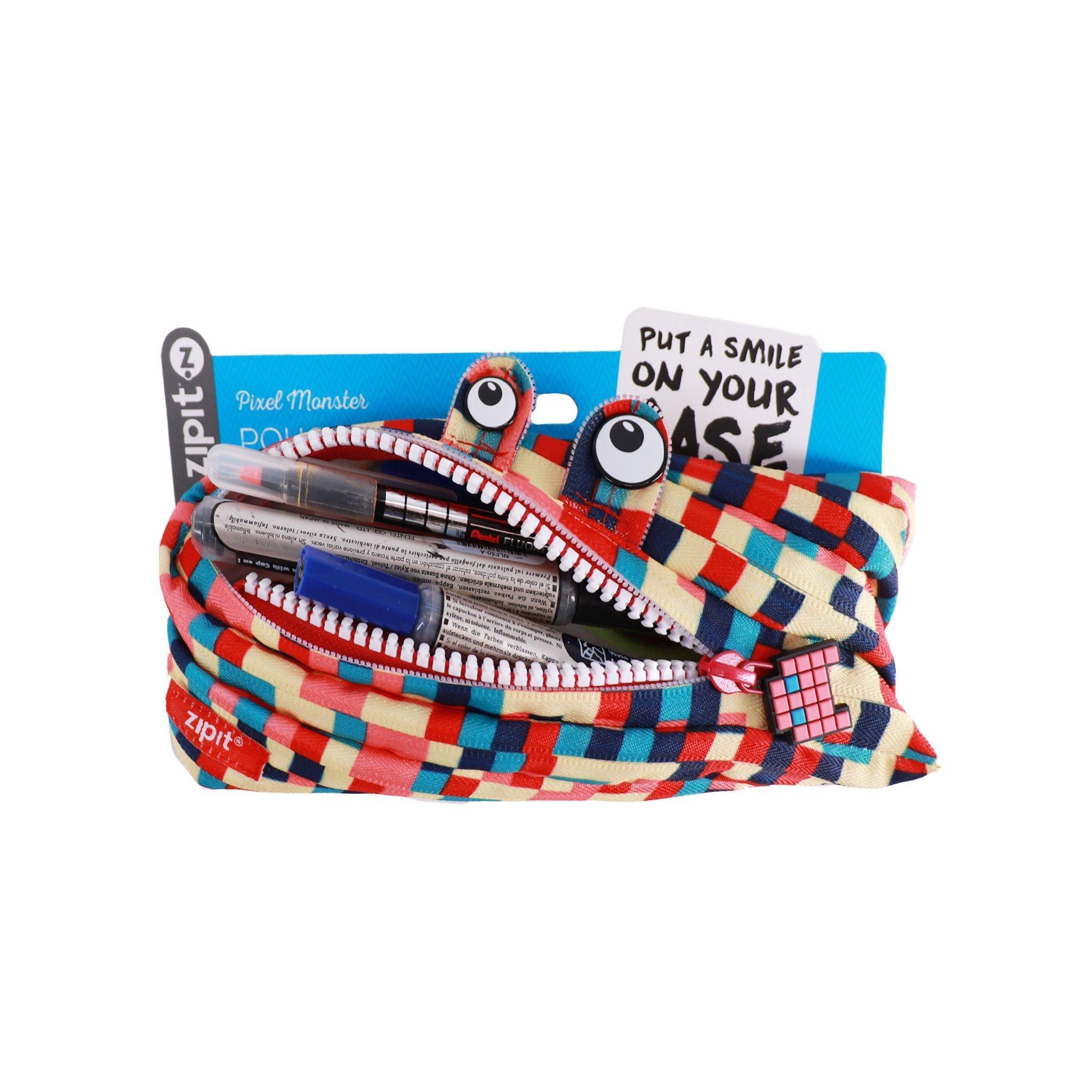 Pouches - Pixel Monster Blue & Red - KLOSH