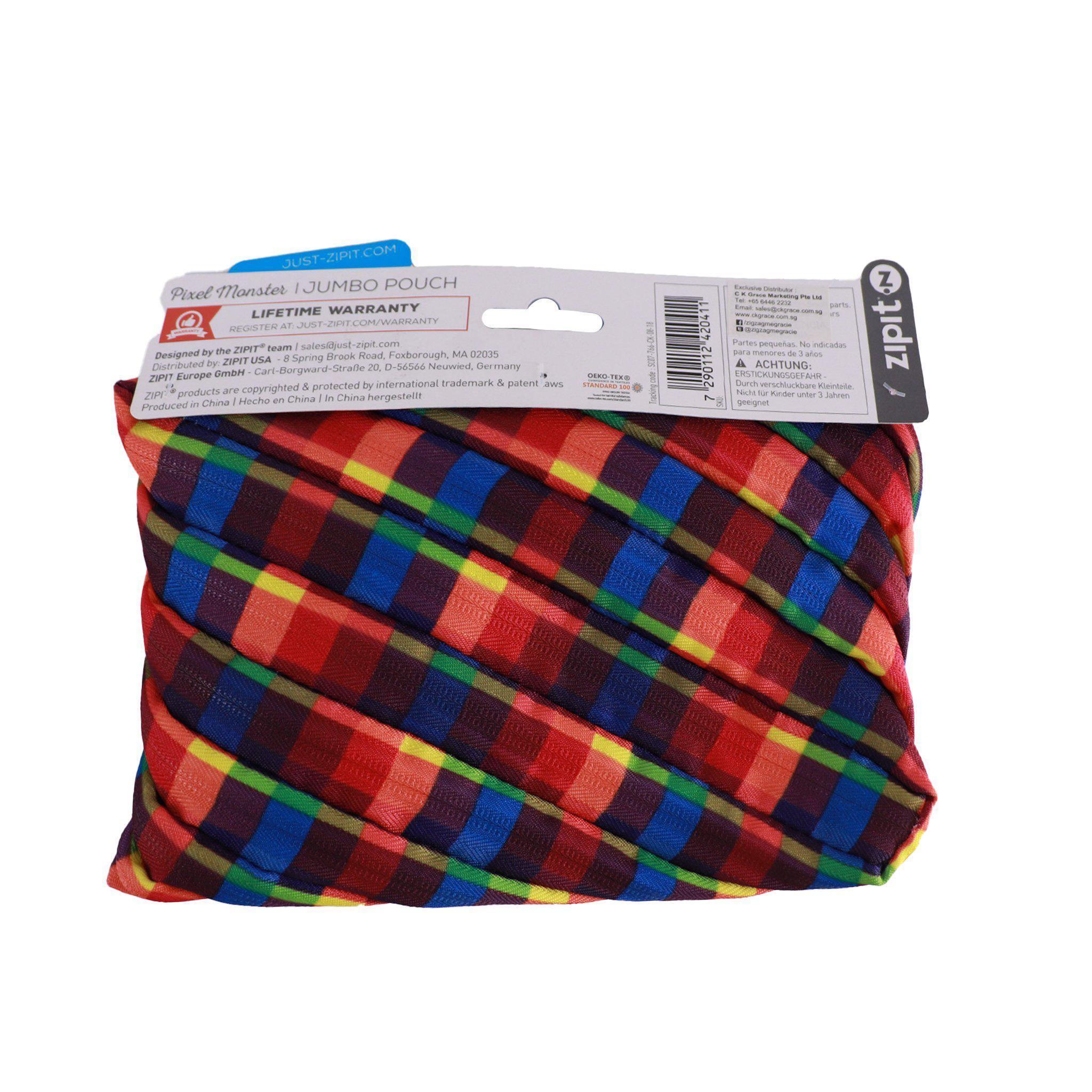 Pouches - Pixel Monster Jumbo Purple - KLOSH