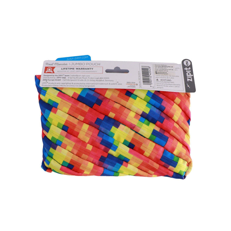 Pouches - Pixel Monster Jumbo Yellow - KLOSH