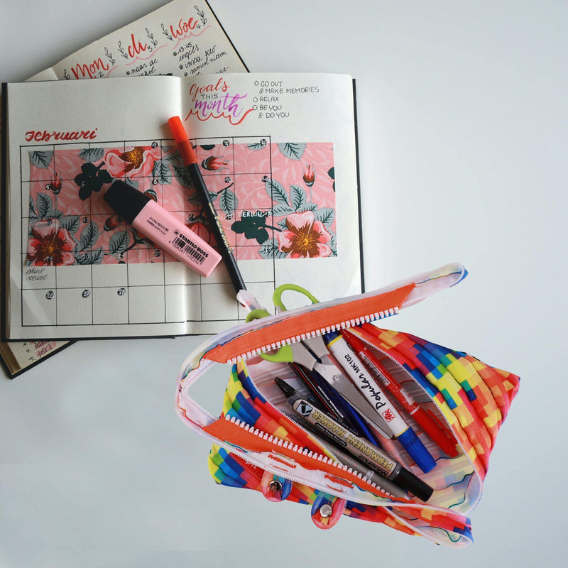 Pouches - Pixel Monster Jumbo Yellow - KLOSH