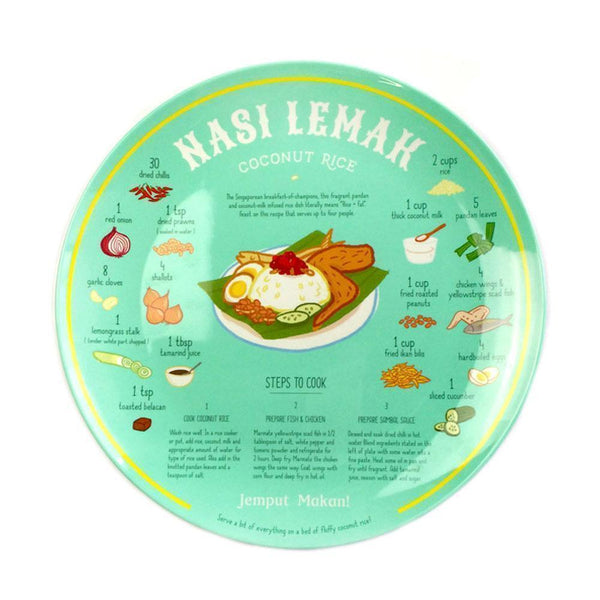 Recipe Plate - Nasi Lemak - KLOSH