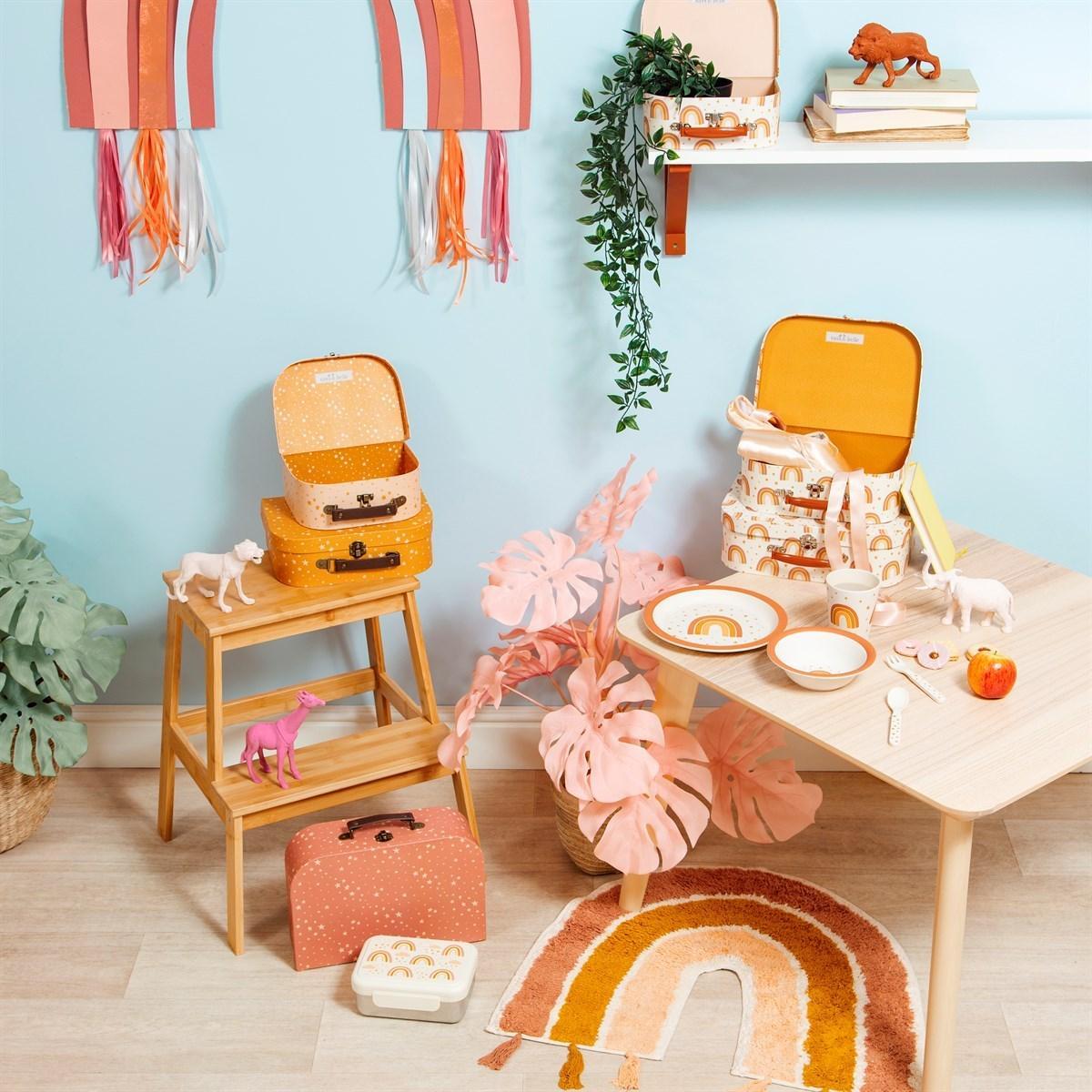 Rug - Earth Rainbow With Tassels - KLOSH