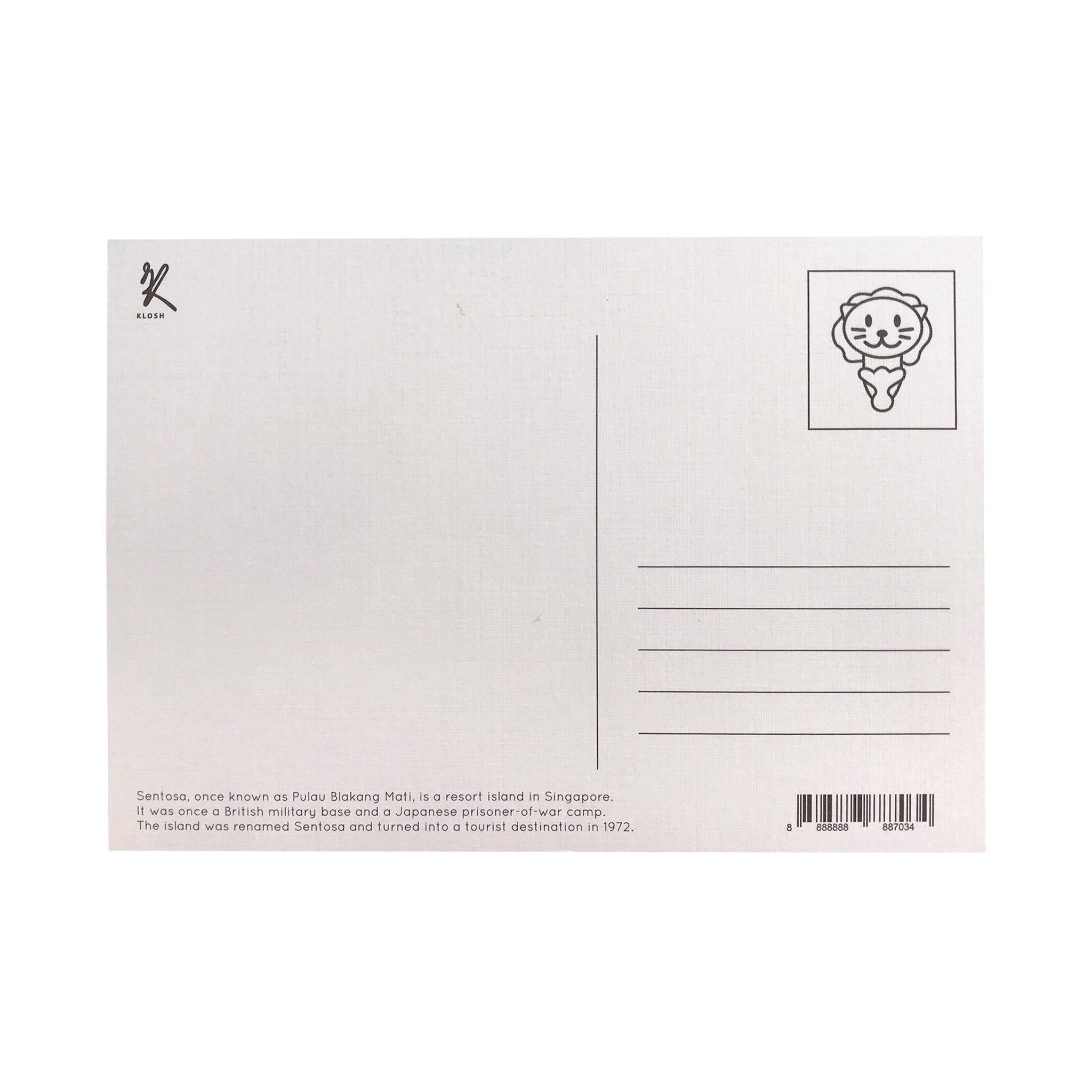 Singapore Heritage Postcard - Sentosa - KLOSH