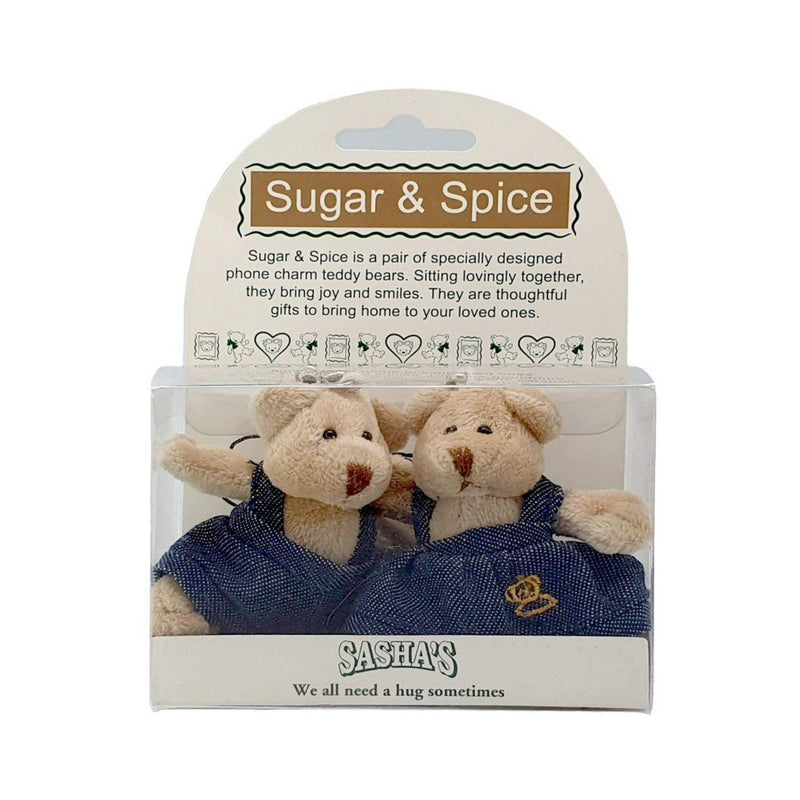 Soft Toy - Lovely Sasha's Mini Bears Sugar & Spice - KLOSH