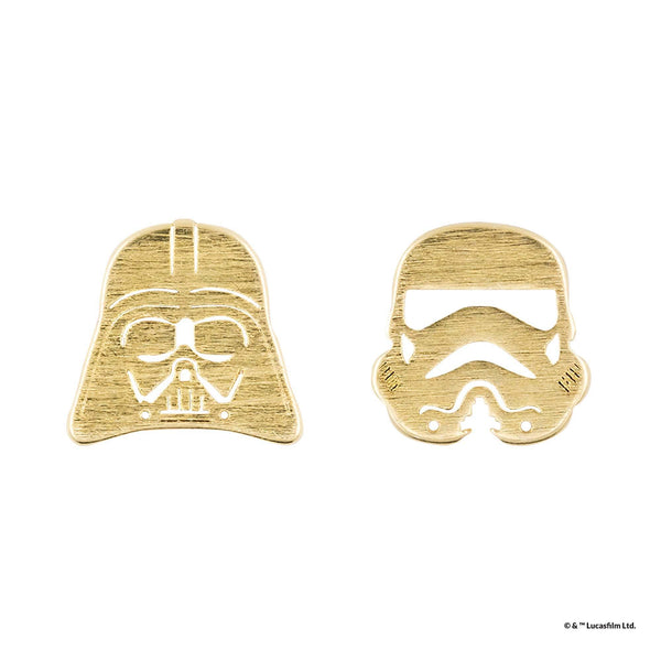 Star Wars™ Earring - Darth Vader™ & Stormtrooper™ Gold - KLOSH