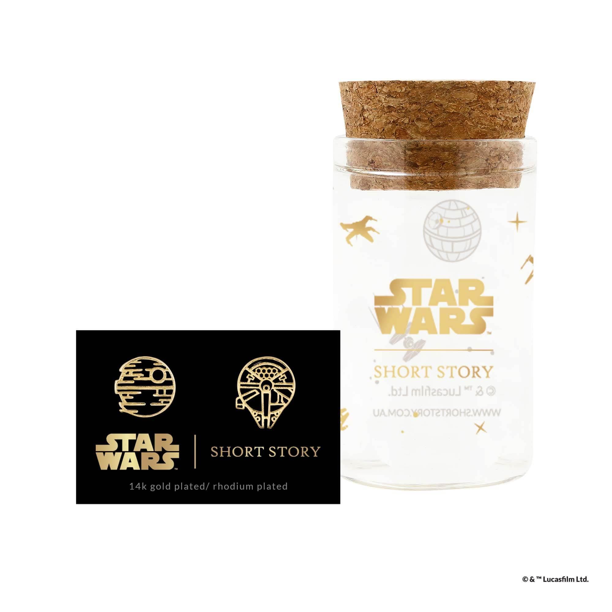 Star Wars™ Earring - Death Star™ Gold - KLOSH