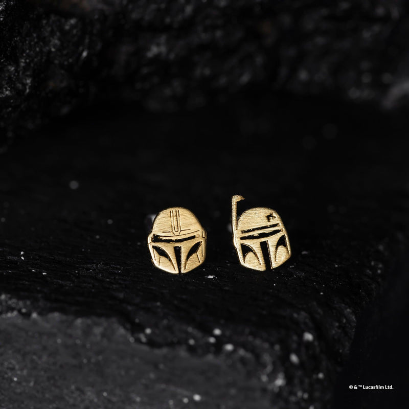 Star Wars™ Earring - Mandalorian™ & Boba Fett™ Gold - KLOSH